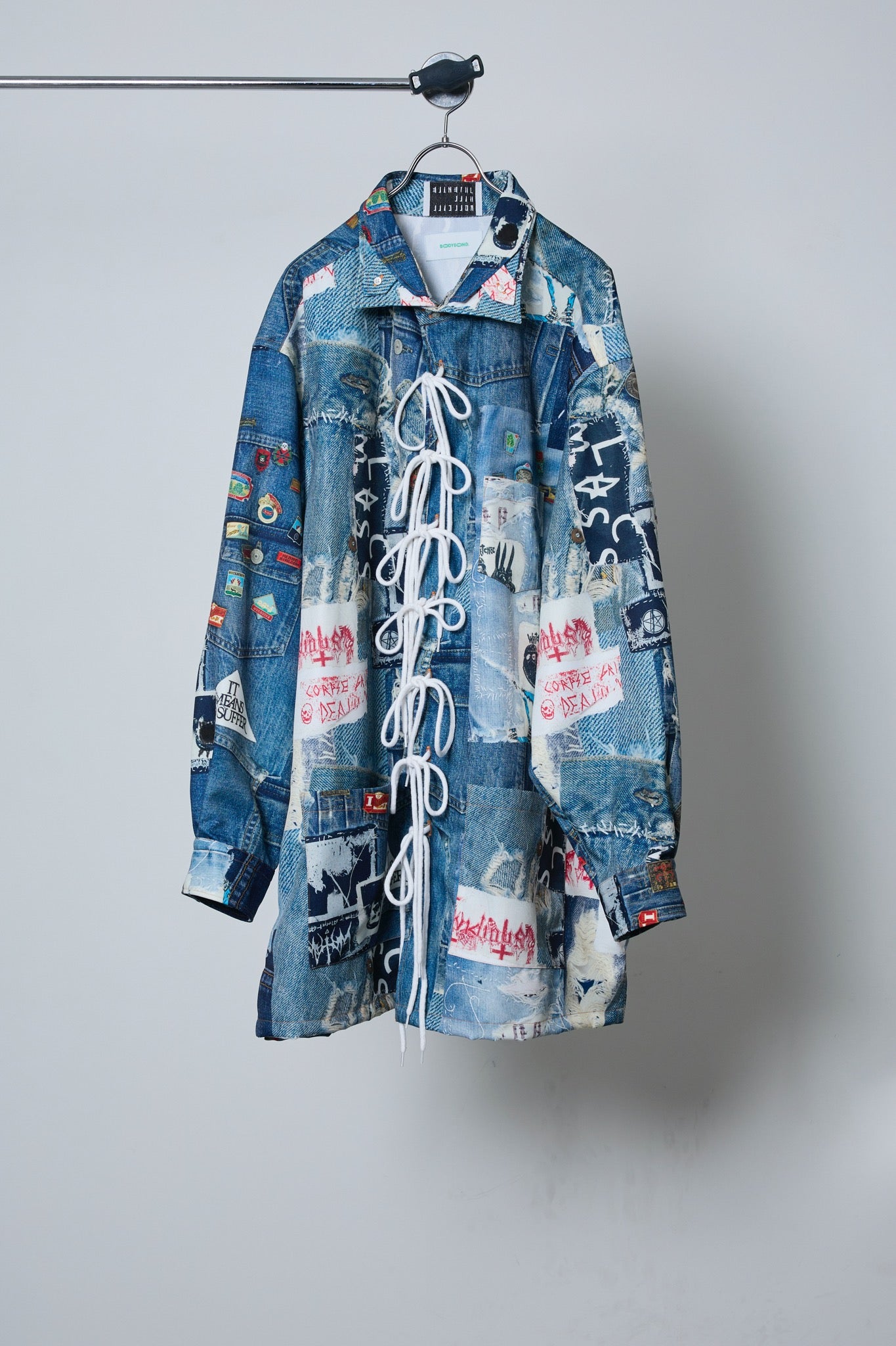 BODYSONG. / 先行予約 TROMPE L'OEIL DENIM PATTERN SHJ JUV - BLUE