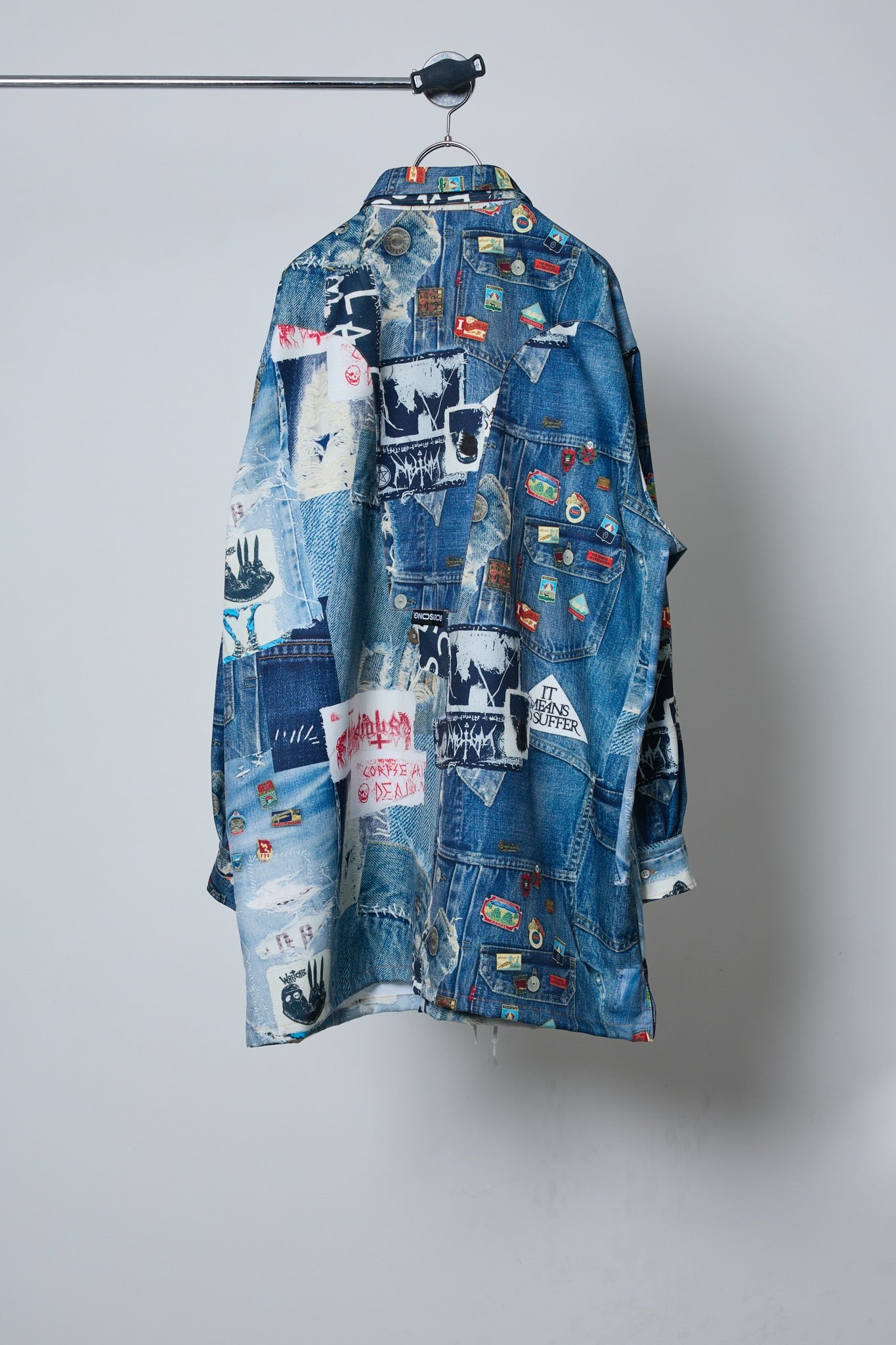 BODYSONG. / 先行予約 TROMPE L'OEIL DENIM PATTERN SHJ JUV - BLUE