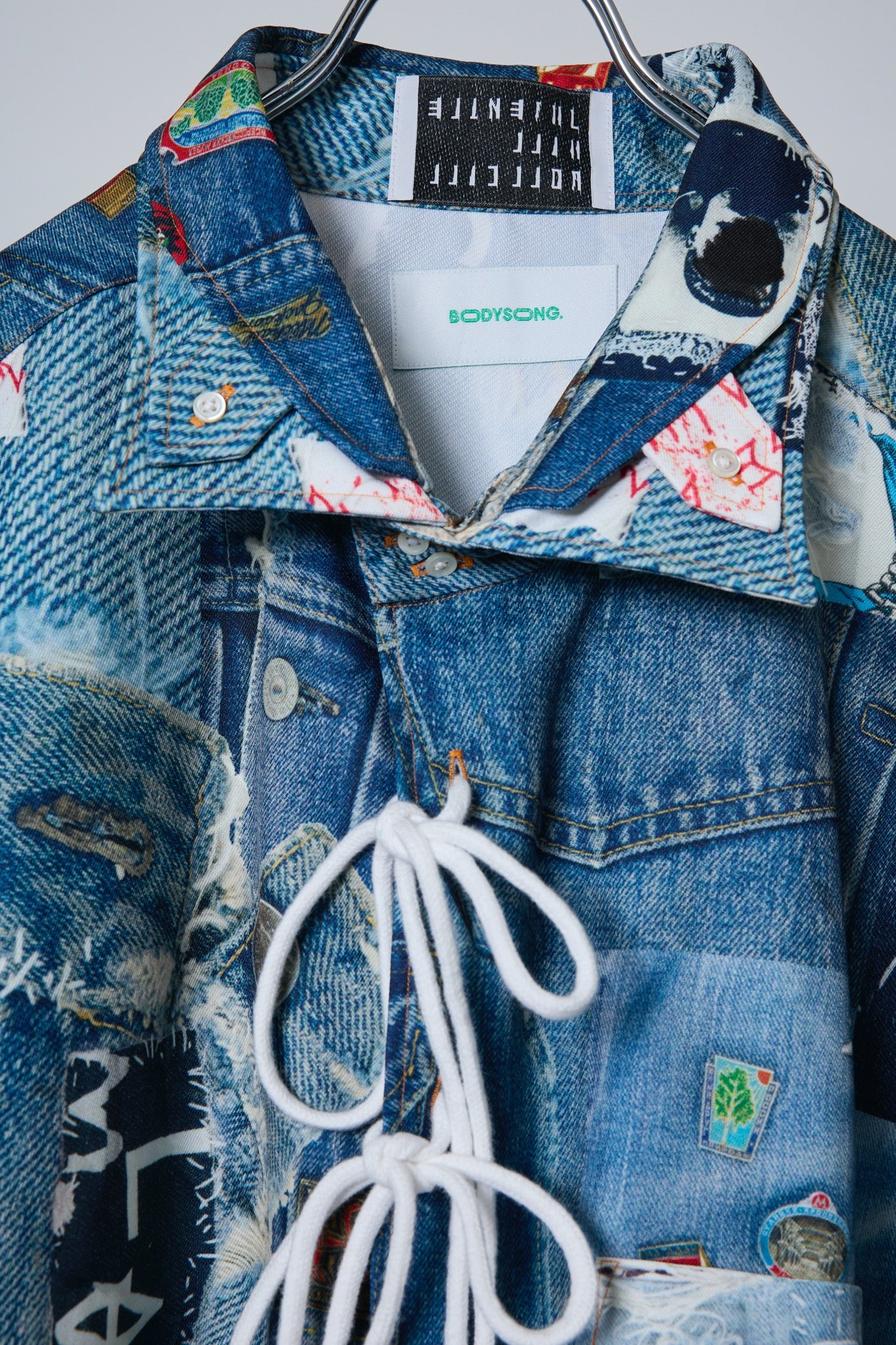 BODYSONG. / 先行予約 TROMPE L'OEIL DENIM PATTERN SHJ JUV - BLUE