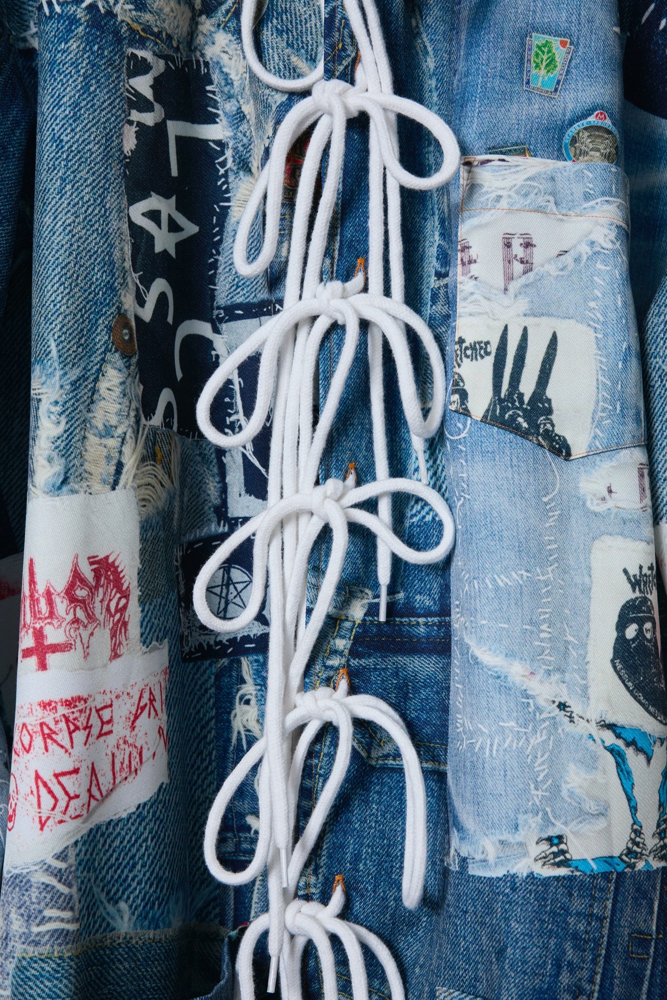 BODYSONG. / 先行予約 TROMPE L'OEIL DENIM PATTERN SHJ JUV - BLUE