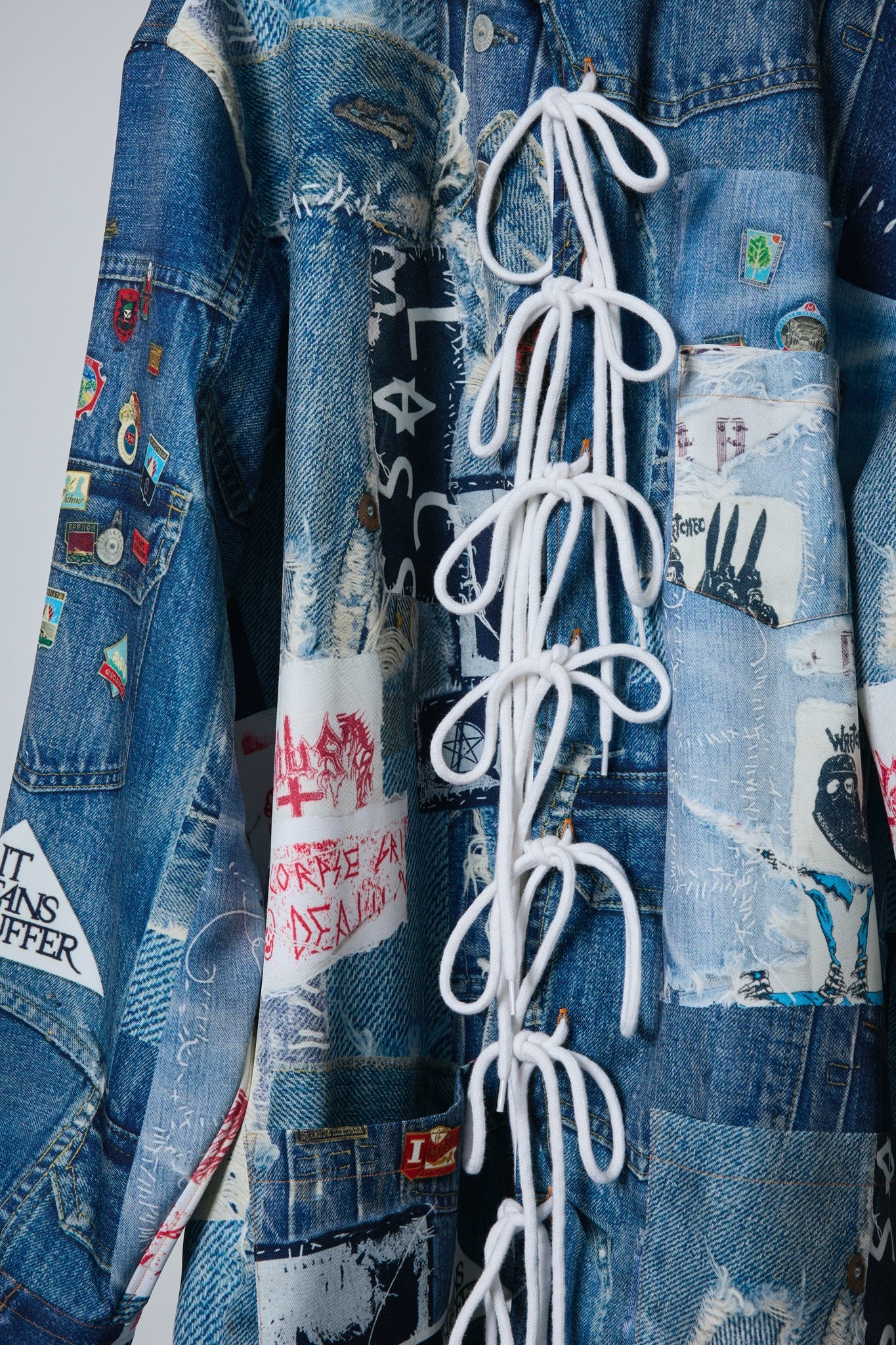 BODYSONG. / 先行予約 TROMPE L'OEIL DENIM PATTERN SHJ JUV - BLUE