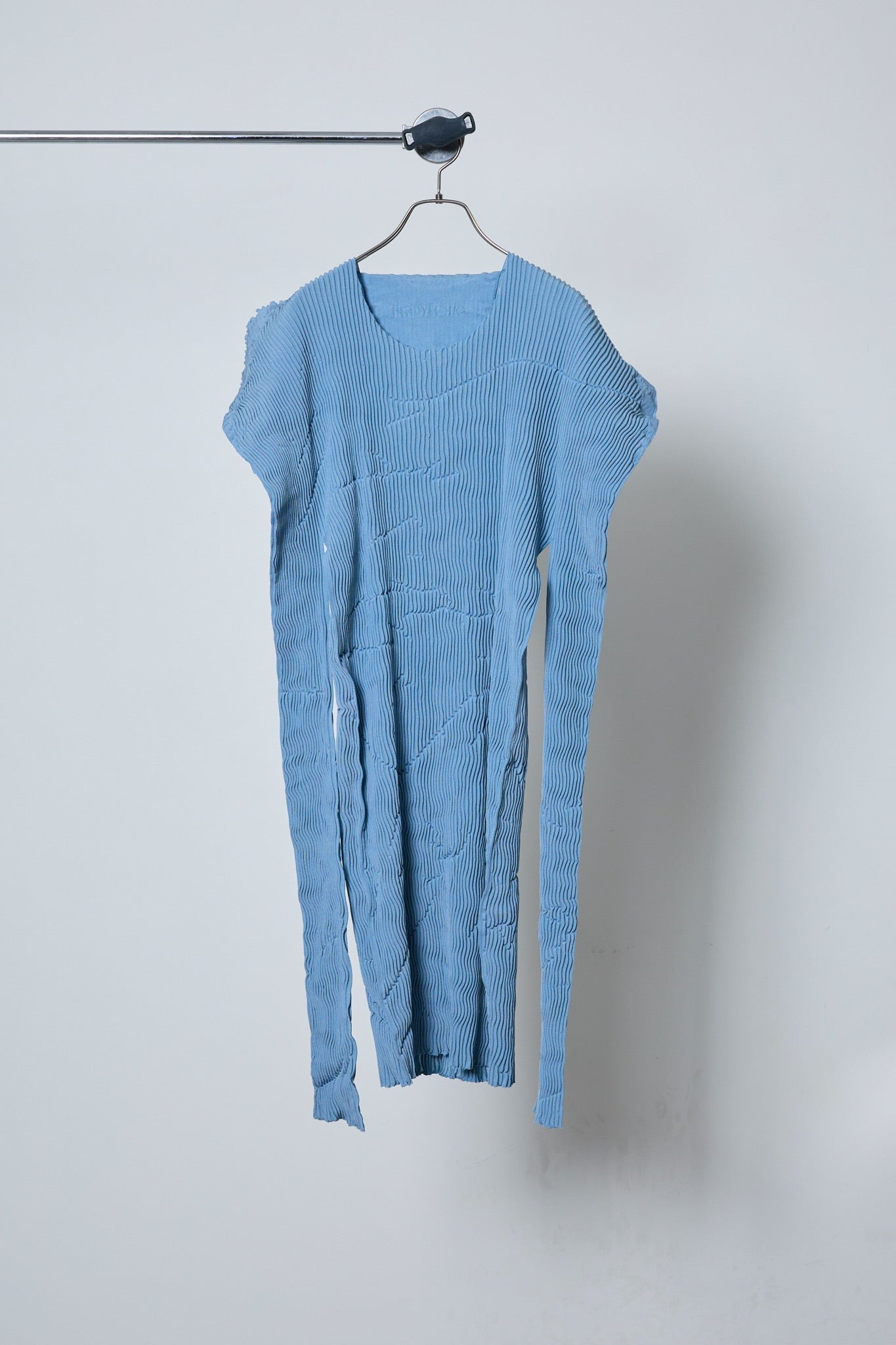 BODYSONG. / 先行予約 SEAMLESS THIN KNIT F25 / RIB - BLUE