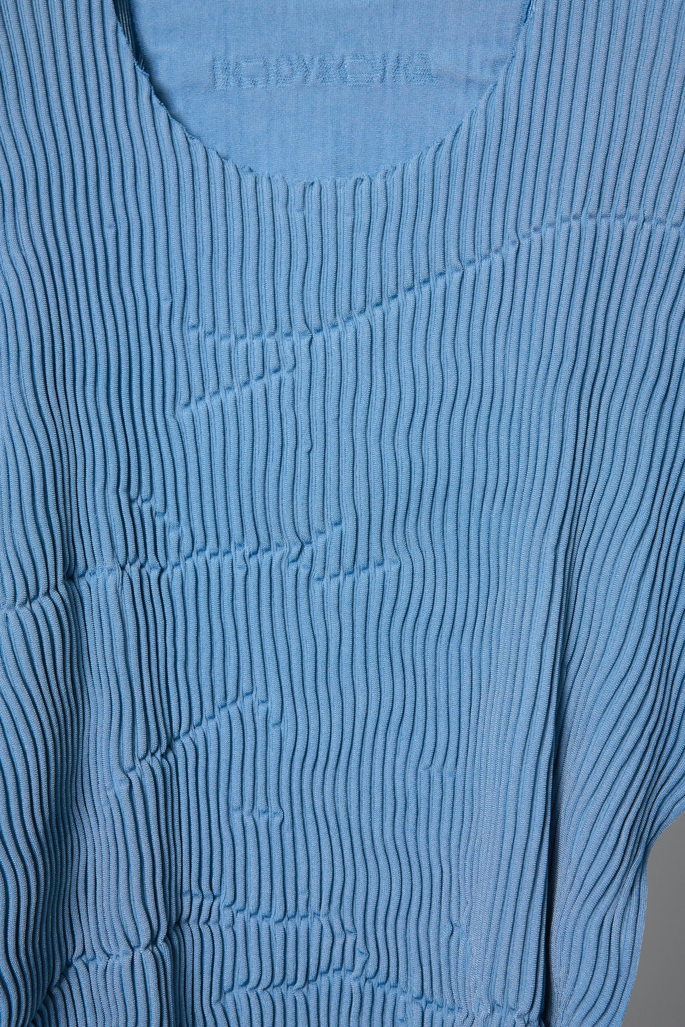 BODYSONG. / 先行予約 SEAMLESS THIN KNIT F25 / RIB - BLUE