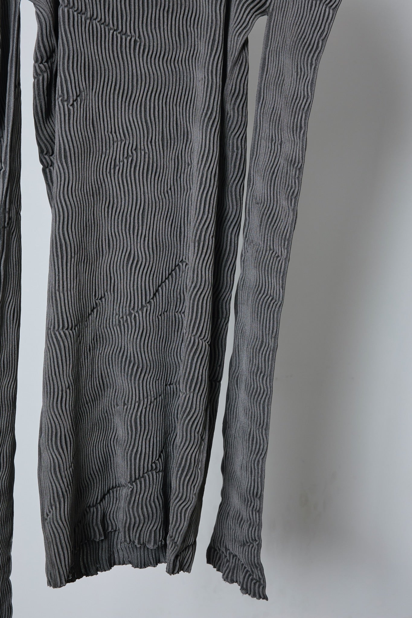 BODYSONG. / 先行予約 SEAMLESS THIN KNIT F25 / RIB - GREY