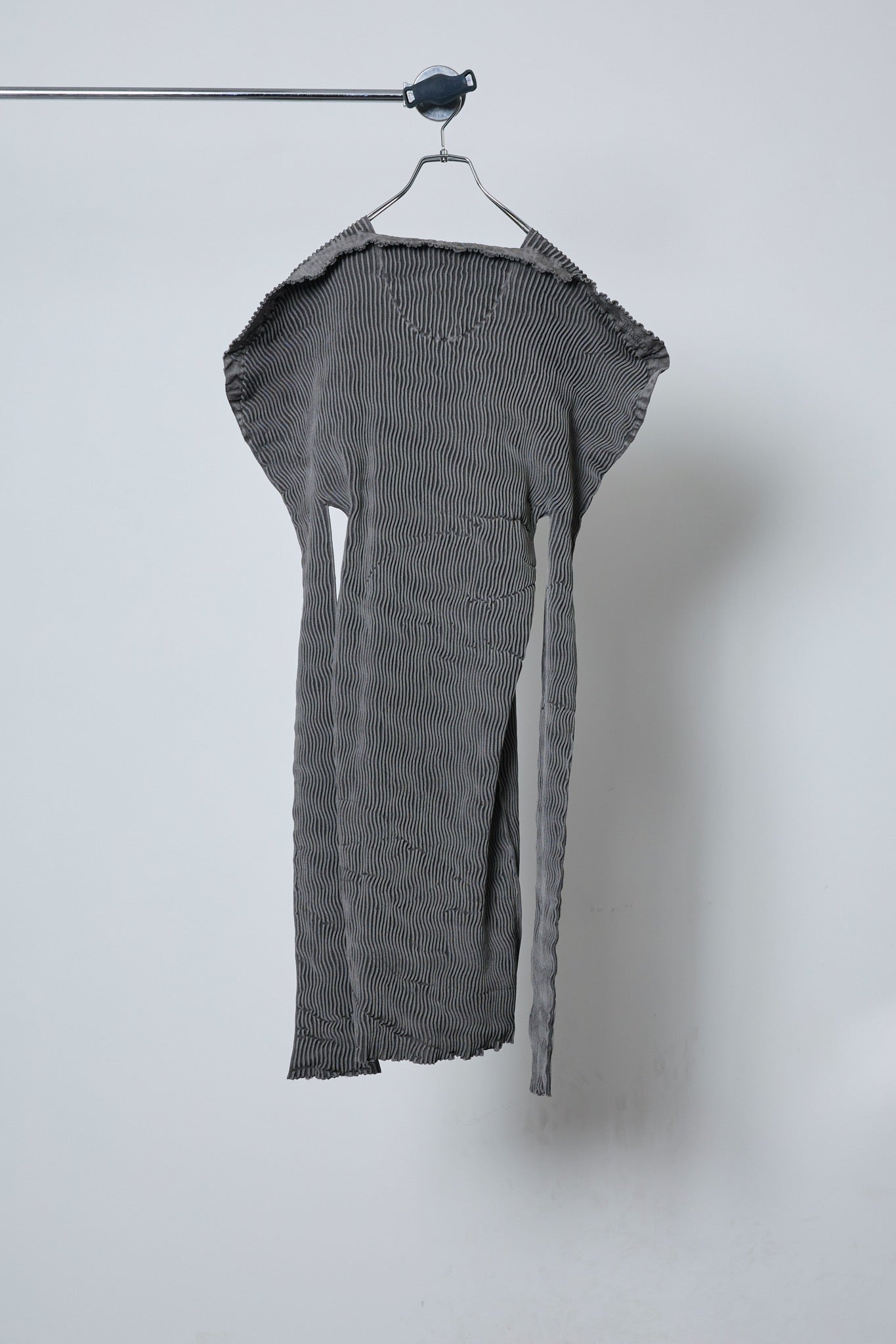 BODYSONG. / 先行予約 SEAMLESS THIN KNIT F25 / RIB - GREY