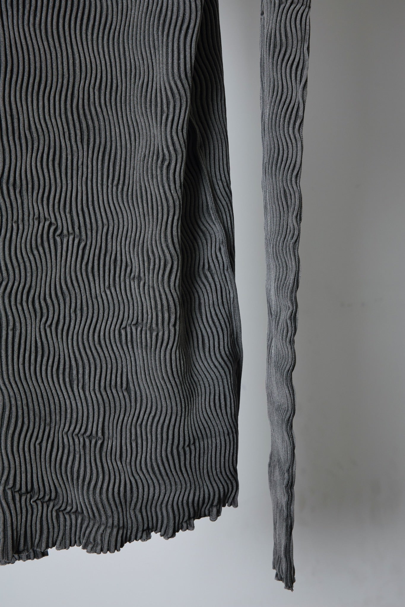 BODYSONG. / 先行予約 SEAMLESS THIN KNIT F25 / RIB - GREY