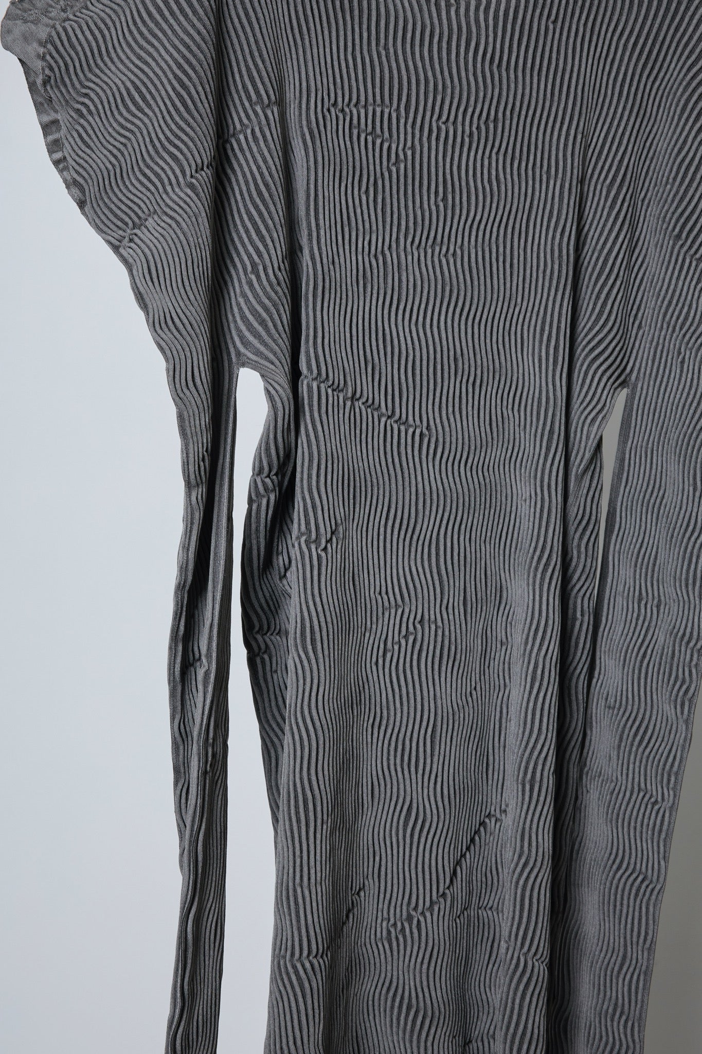 BODYSONG. / 先行予約 SEAMLESS THIN KNIT F25 / RIB - GREY