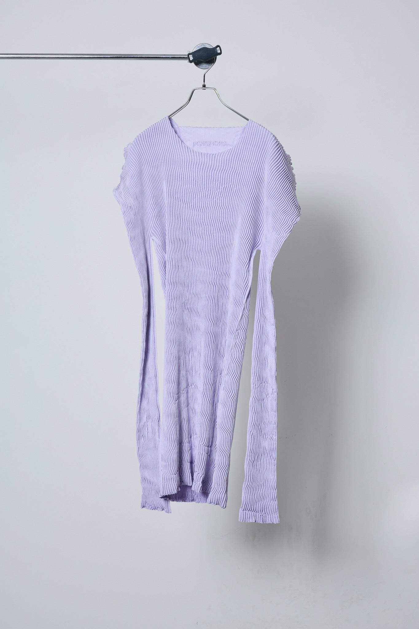 BODYSONG. / 先行予約 SEAMLESS THIN KNIT F25 / RIB - PURPLE