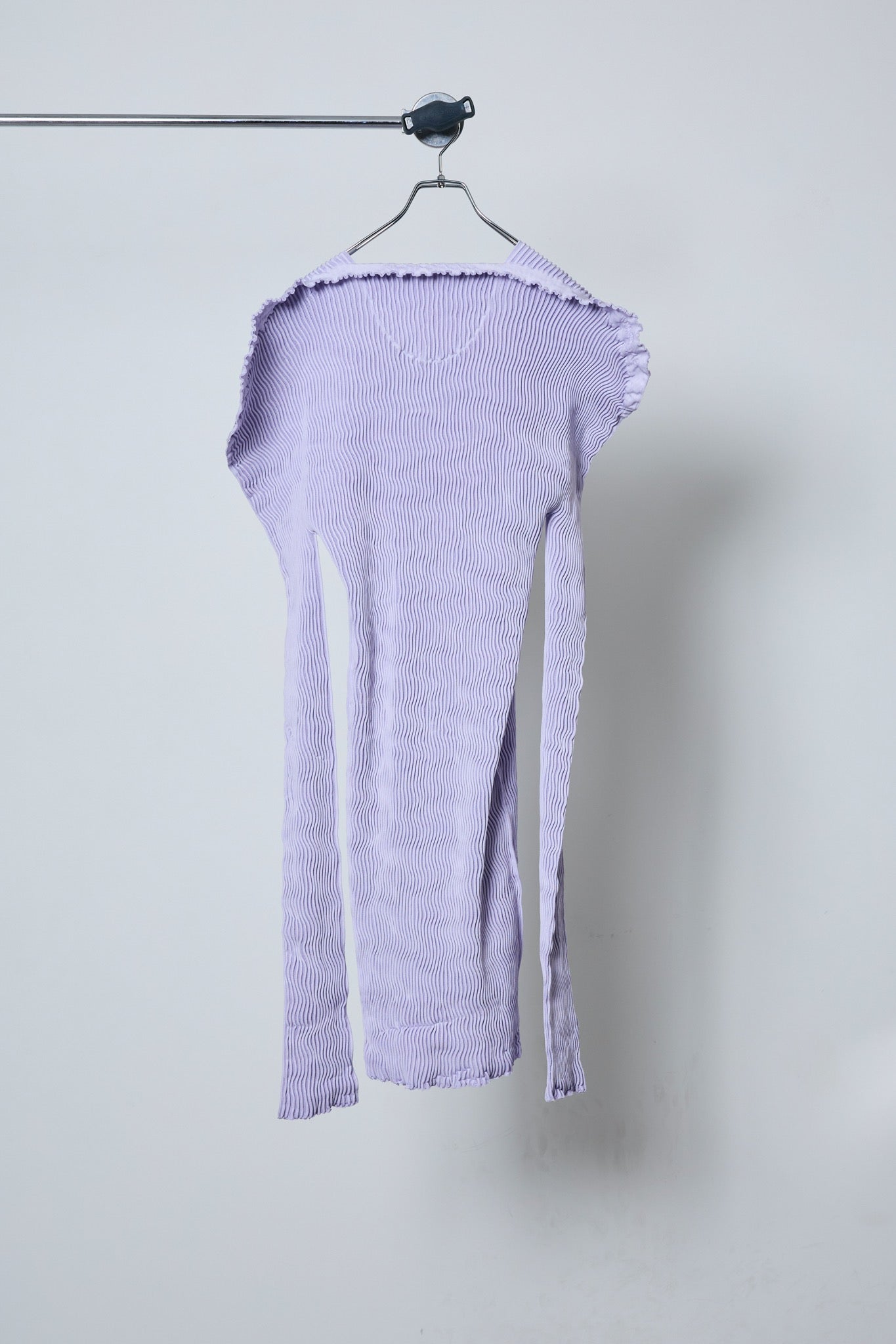 BODYSONG. / 先行予約 SEAMLESS THIN KNIT F25 / RIB - PURPLE