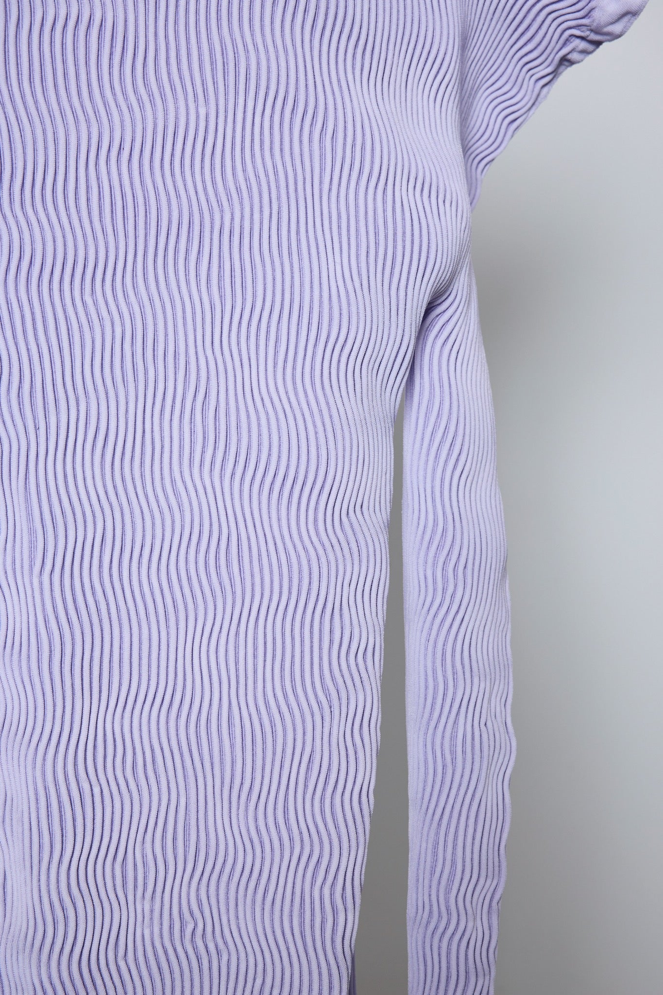 BODYSONG. / 先行予約 SEAMLESS THIN KNIT F25 / RIB - PURPLE