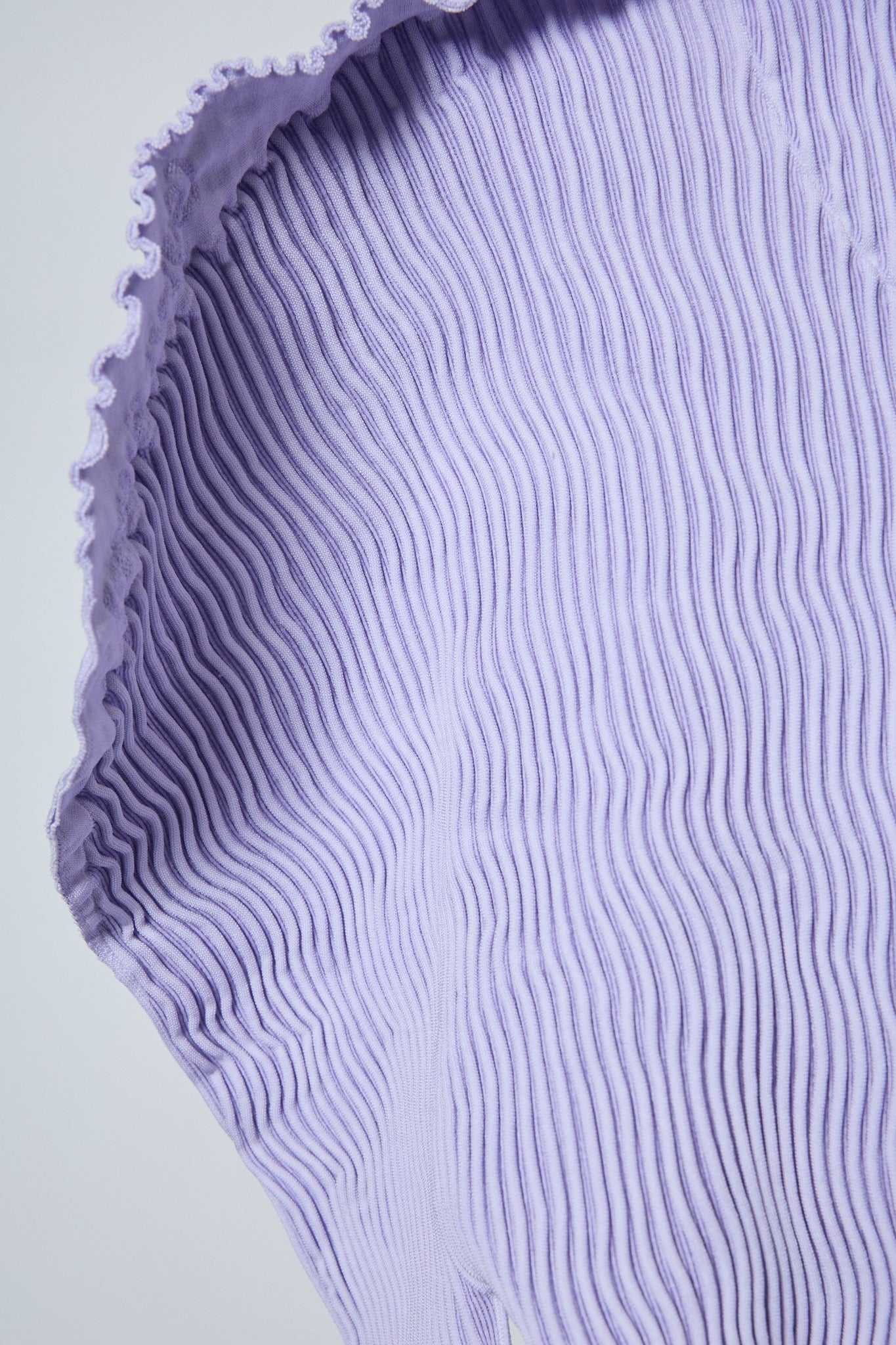 BODYSONG. / 先行予約 SEAMLESS THIN KNIT F25 / RIB - PURPLE