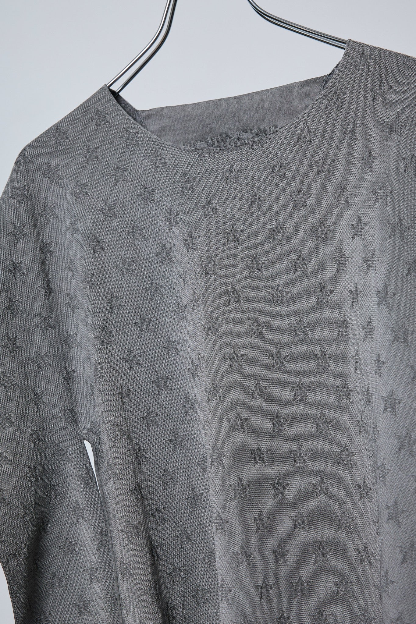 BODYSONG. / 先行予約 SEAMLESS THIN KNIT F25 / STAR - GREY