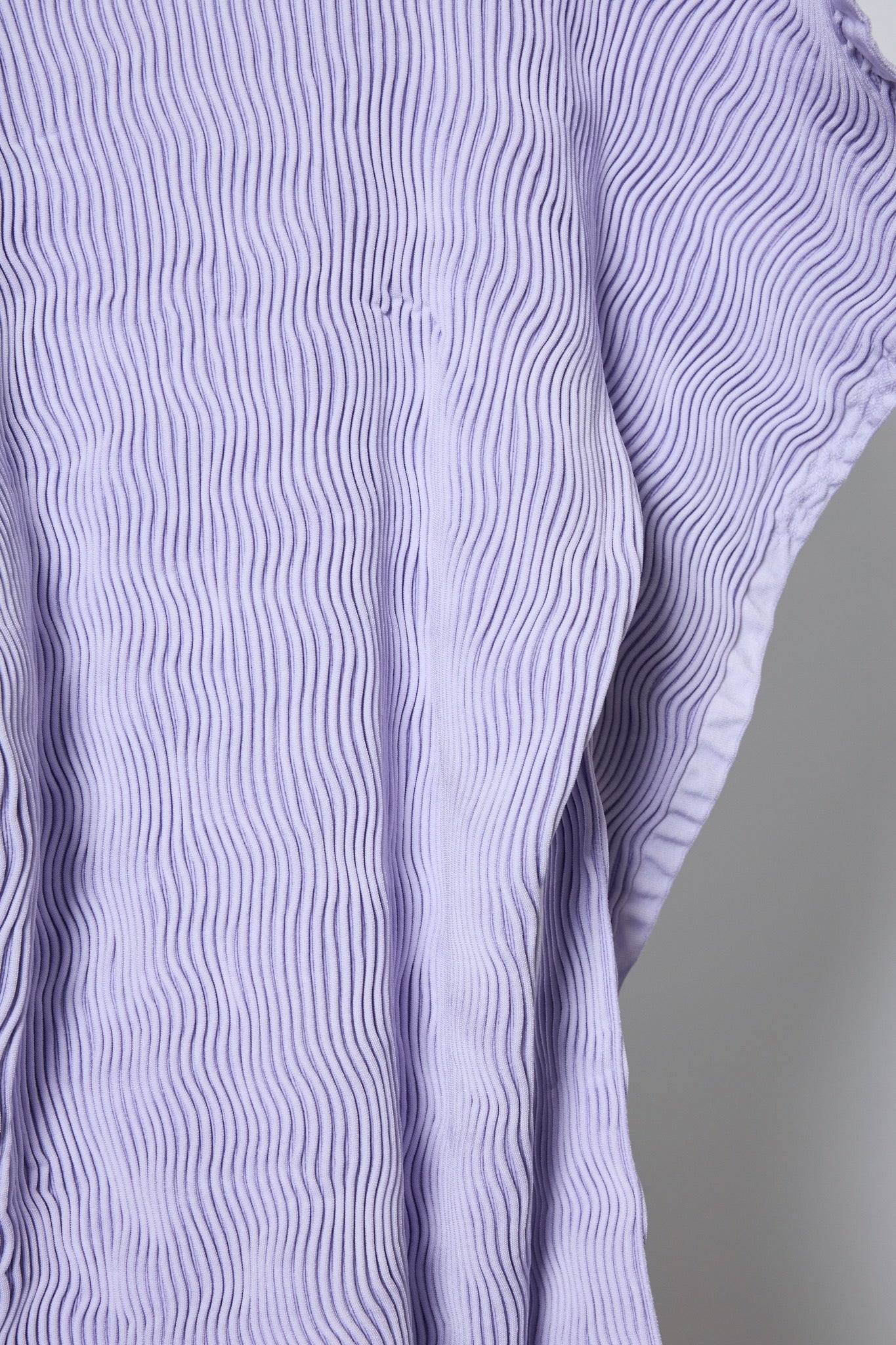 BODYSONG. / 先行予約 SEAMLESS ASYMMETRICAL KNIT F25 / RIB - PURPLE
