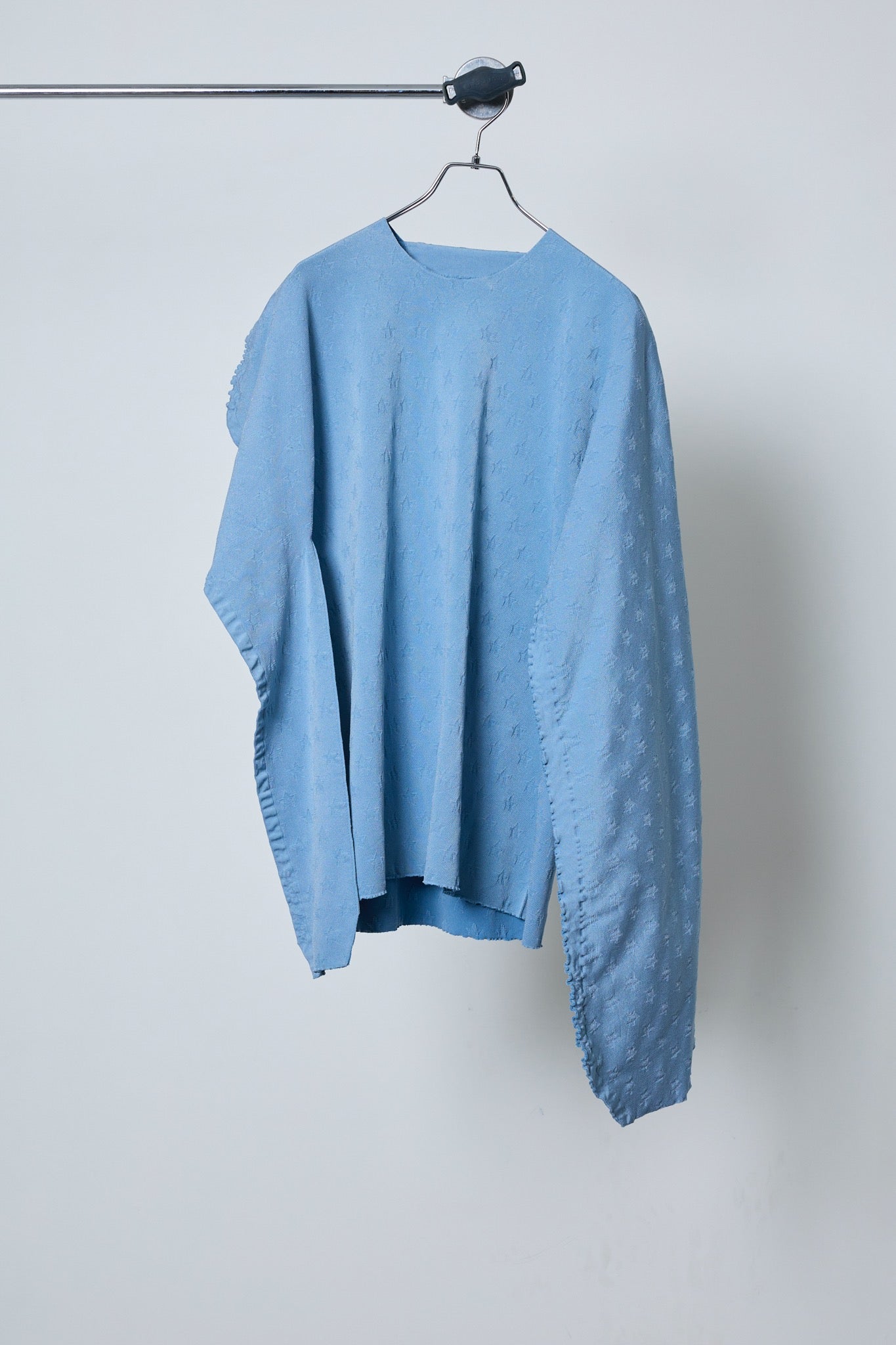 BODYSONG. / 先行予約 SEAMLESS ASYMMETRICAL KNIT F25 / STAR - BLUE