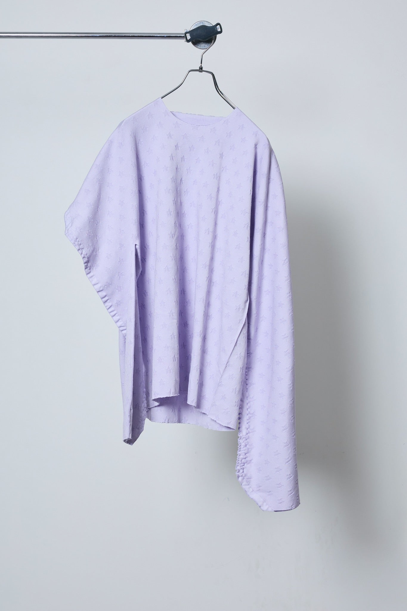 BODYSONG. / 先行予約 SEAMLESS ASYMMETRICAL KNIT F25 / STAR - PURPLE