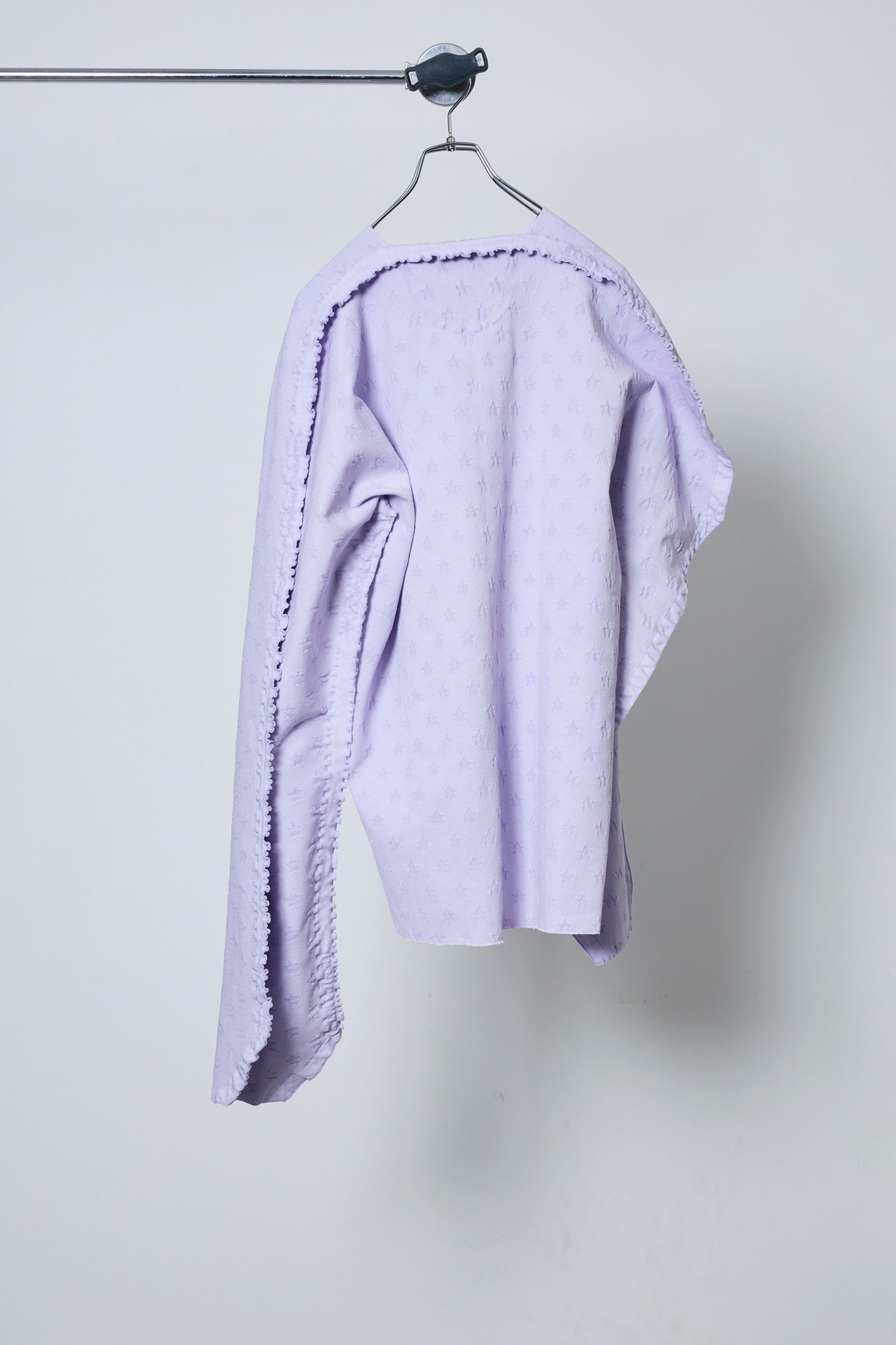 BODYSONG. / 先行予約 SEAMLESS ASYMMETRICAL KNIT F25 / STAR - PURPLE