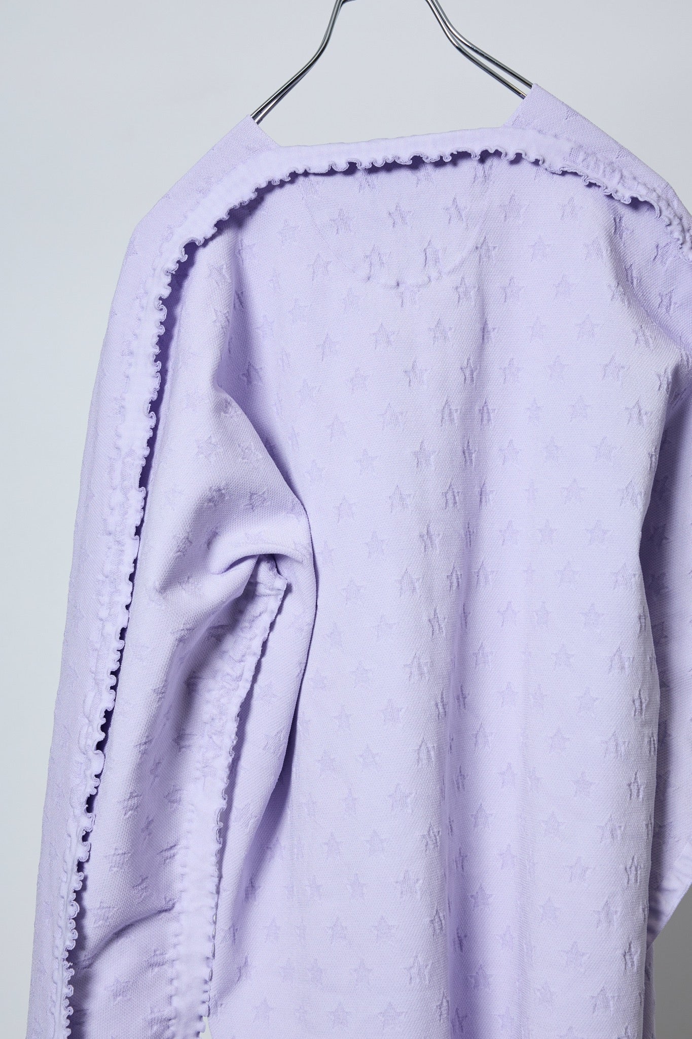BODYSONG. / 先行予約 SEAMLESS ASYMMETRICAL KNIT F25 / STAR - PURPLE