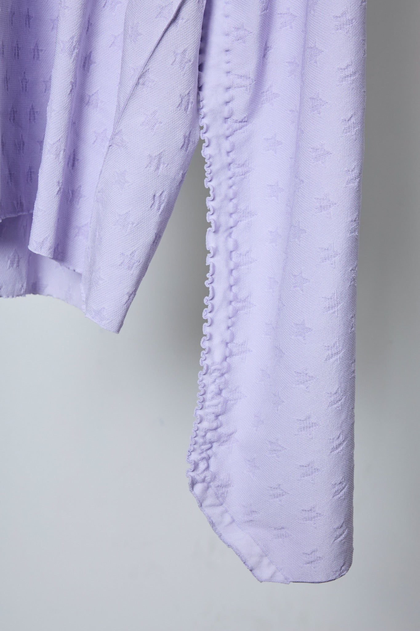 BODYSONG. / 先行予約 SEAMLESS ASYMMETRICAL KNIT F25 / STAR - PURPLE
