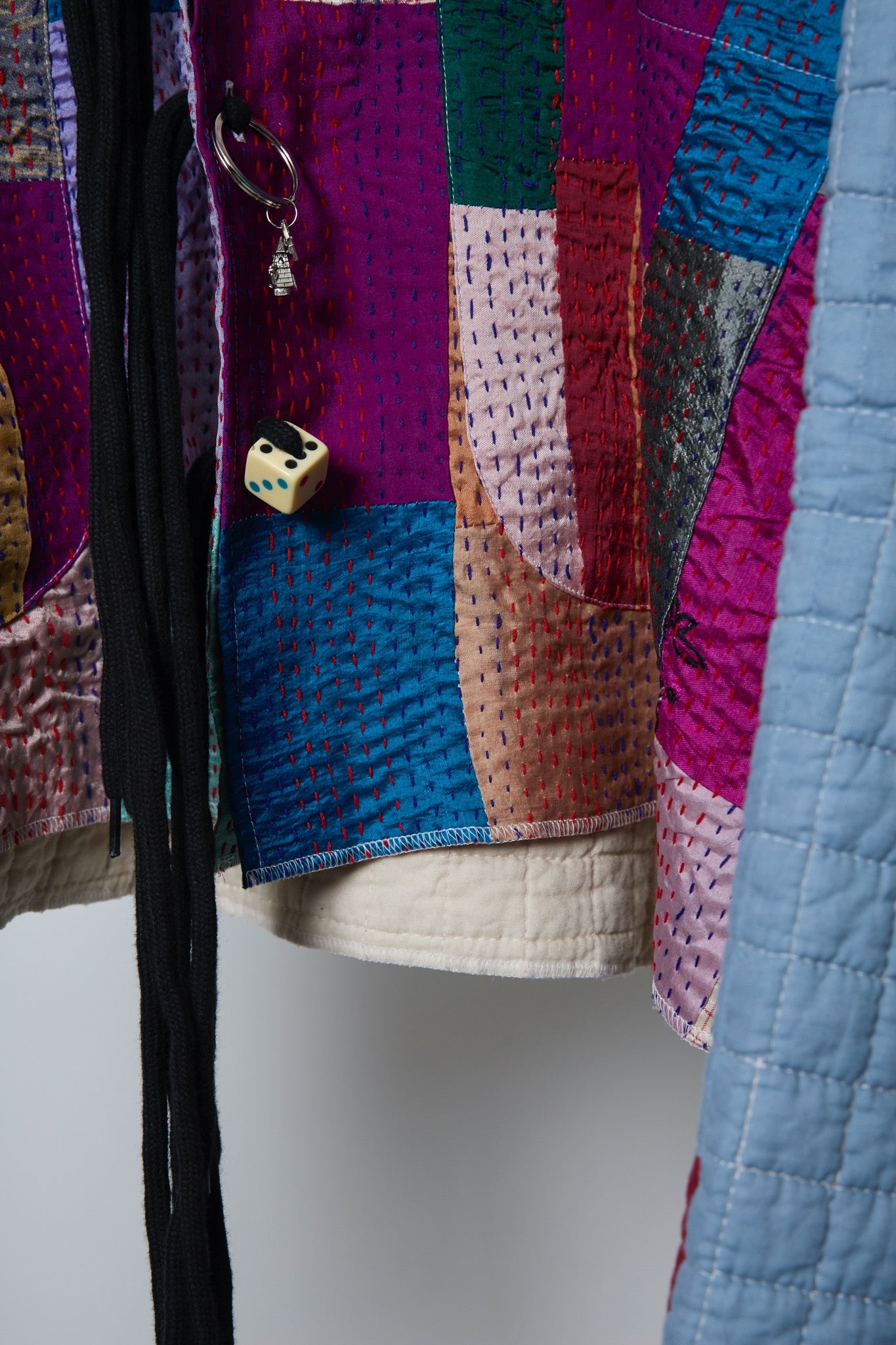 BODYSONG. / 先行予約 PATCHWORK KANTHA EMB QUILTED JACKET - MIX