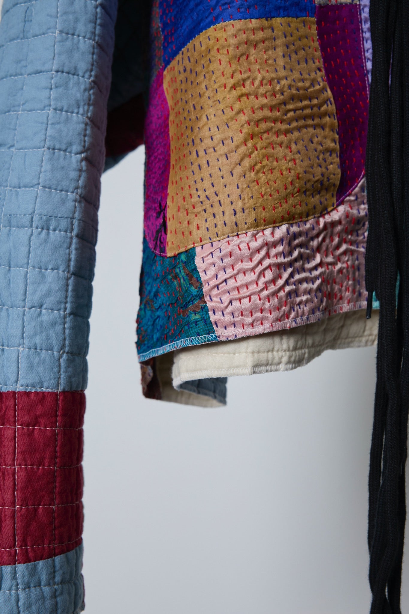BODYSONG. / 先行予約 PATCHWORK KANTHA EMB QUILTED JACKET - MIX