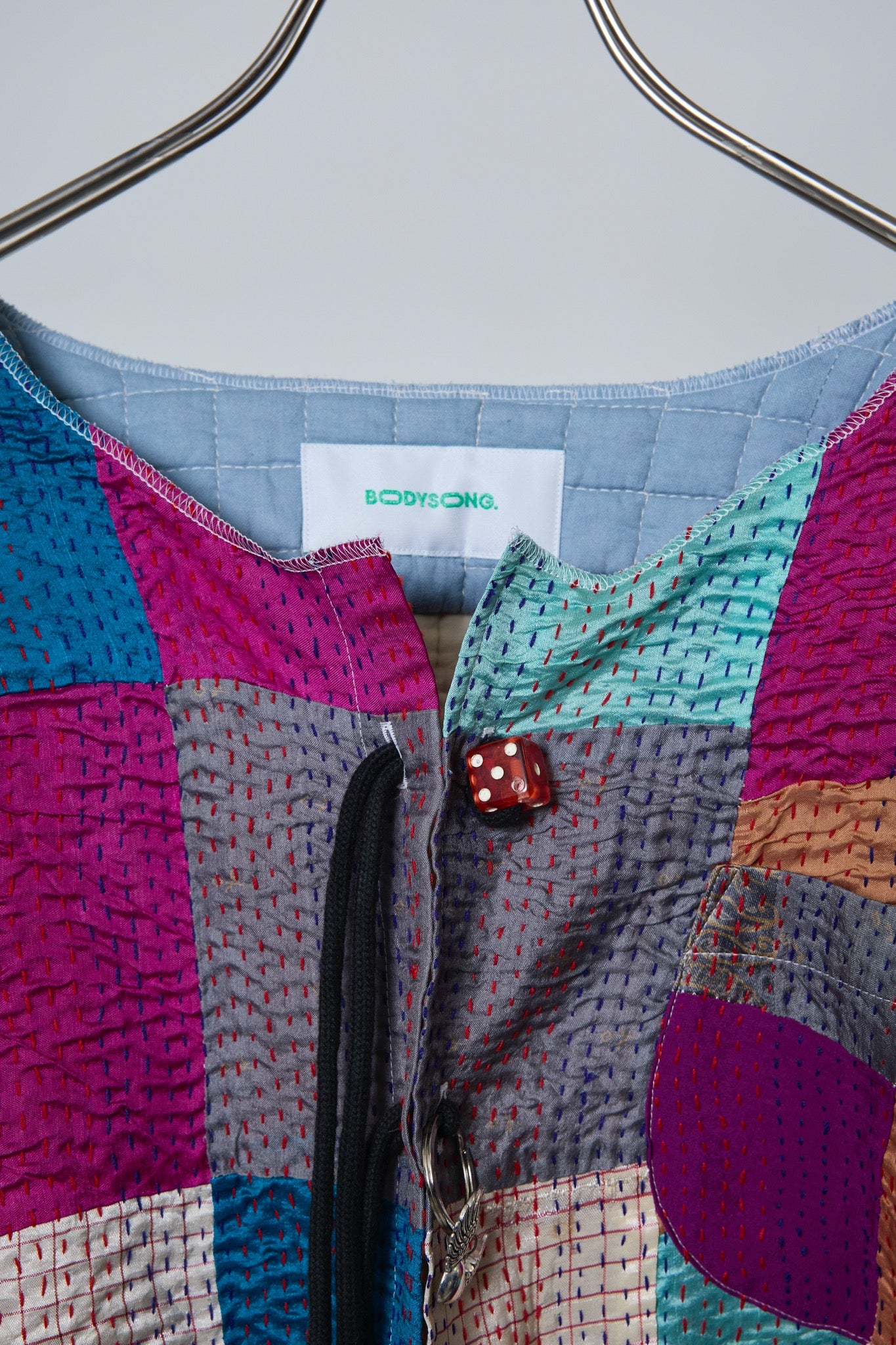 BODYSONG. / 先行予約 PATCHWORK KANTHA EMB QUILTED JACKET - MIX