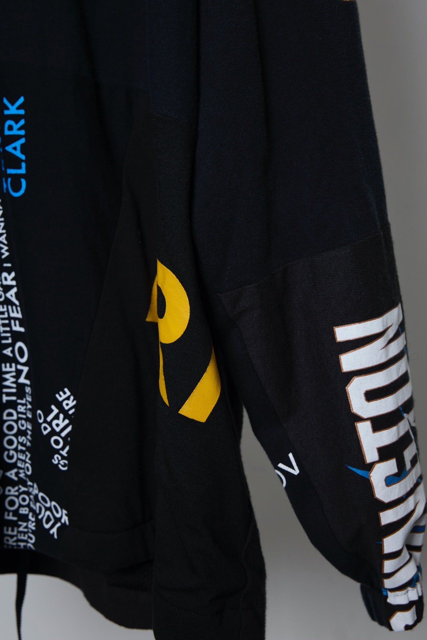 BODYSONG. / 先行予約 DECONSTRUCTED / RECONSTRUCTED VINTAGE T/COACH JACKET - BLACK
