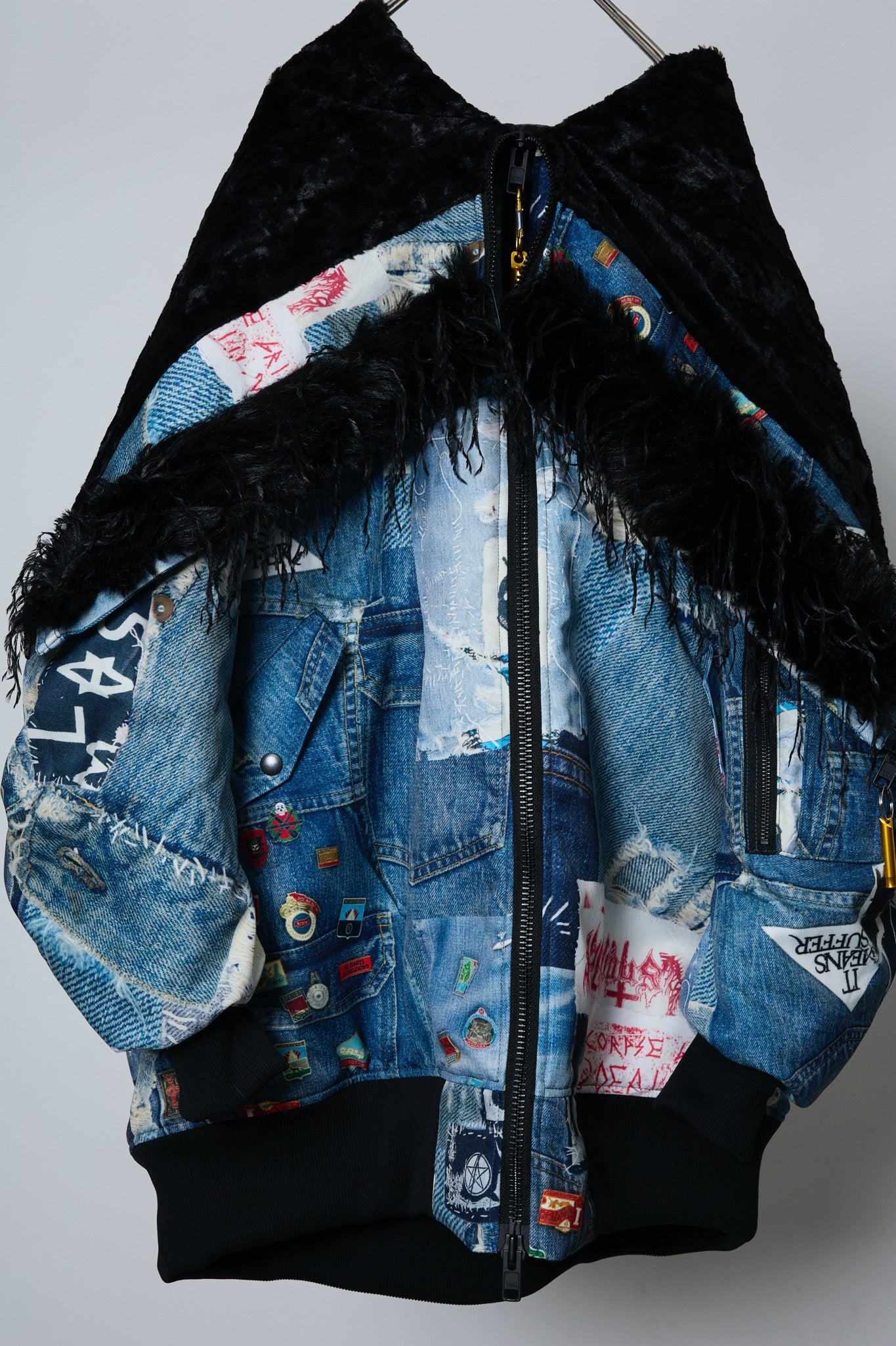 BODYSONG. / 先行予約 ROUND SILHOUETTE TROMPE L'OEIL N2B JUV - BLUE