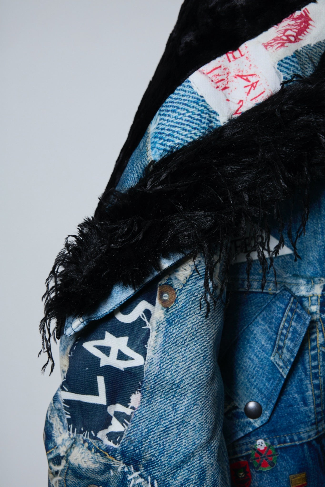 BODYSONG. / 先行予約 ROUND SILHOUETTE TROMPE L'OEIL N2B JUV - BLUE