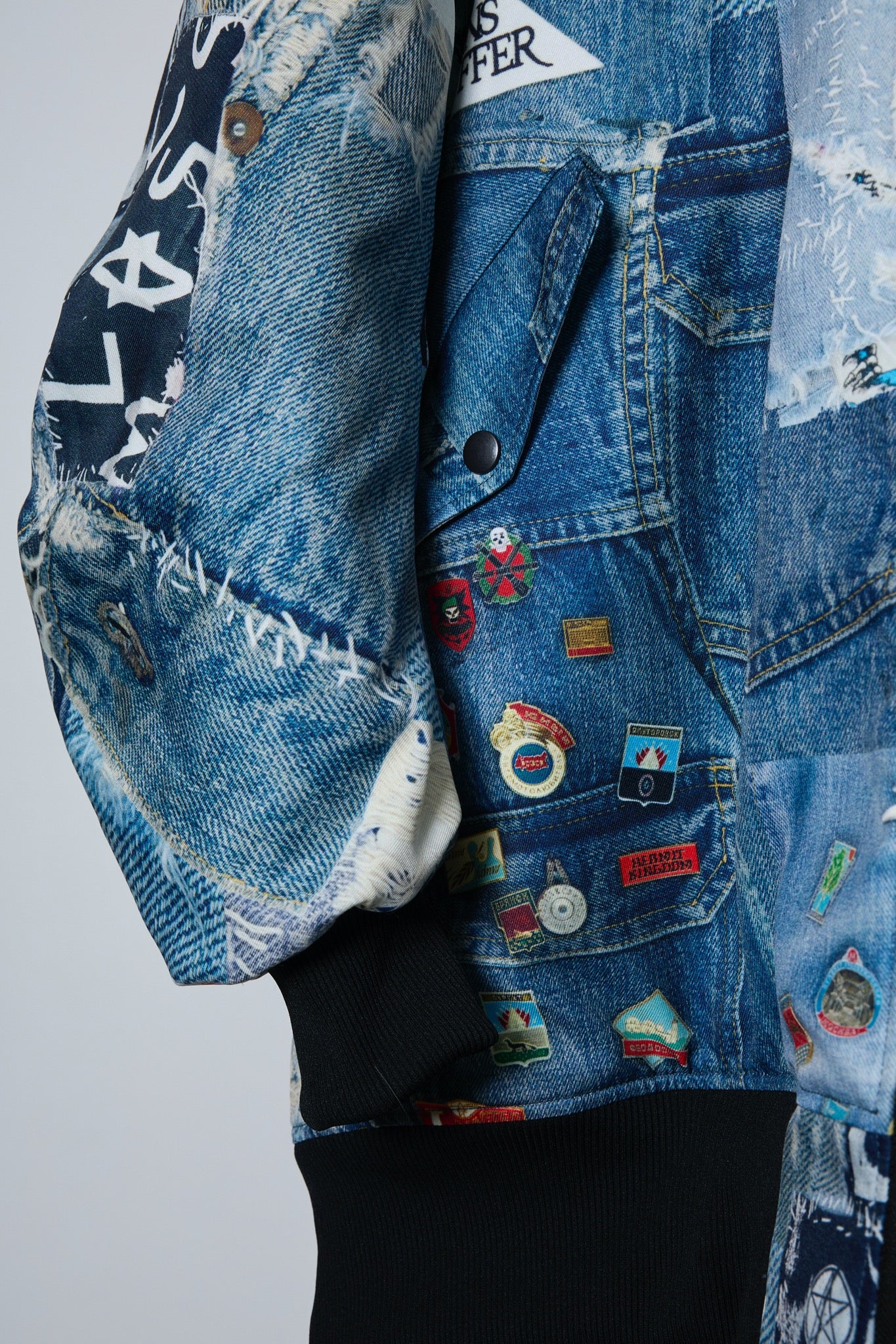 BODYSONG. / 先行予約 ROUND SILHOUETTE TROMPE L'OEIL N2B JUV - BLUE