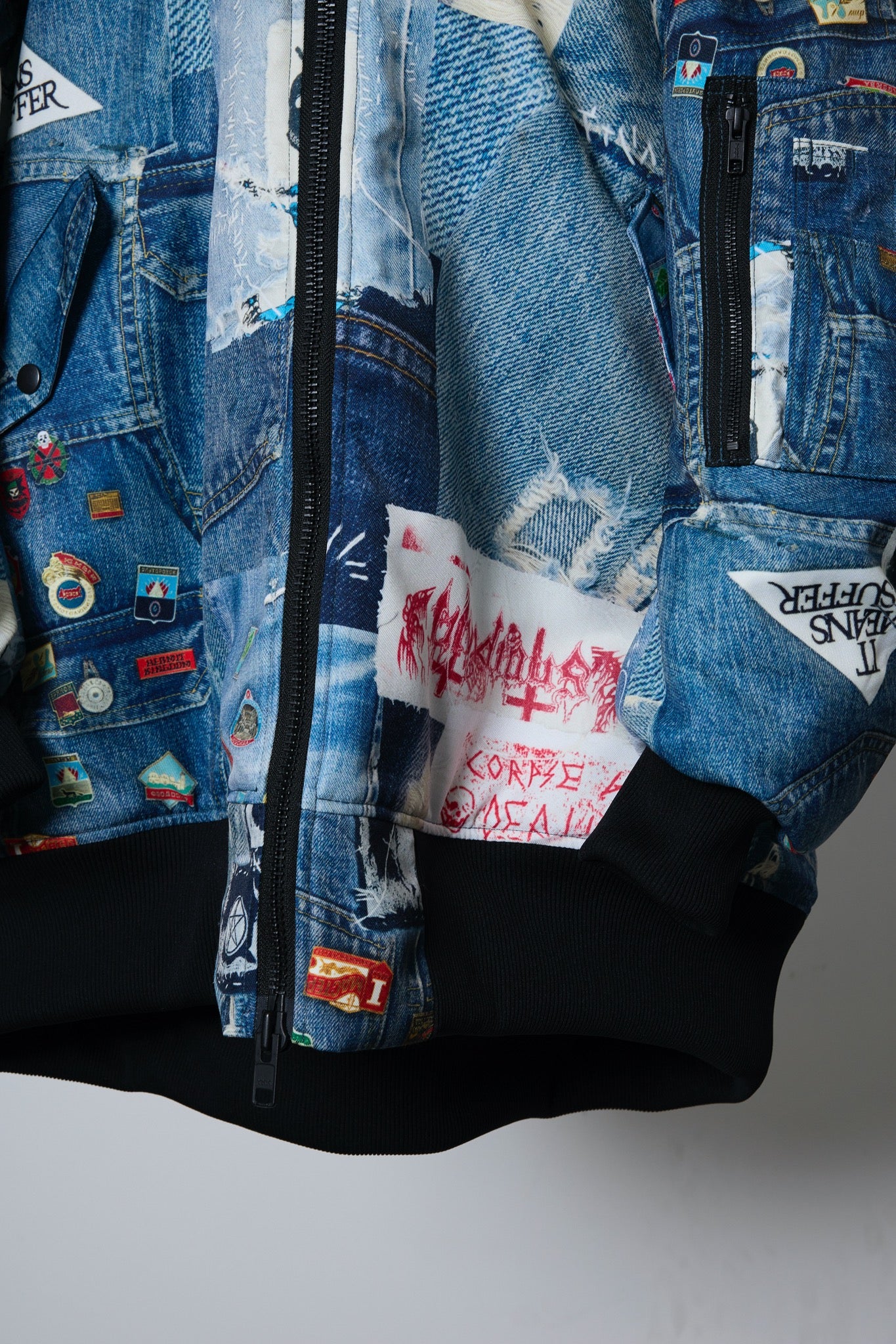 BODYSONG. / 先行予約 ROUND SILHOUETTE TROMPE L'OEIL N2B JUV - BLUE