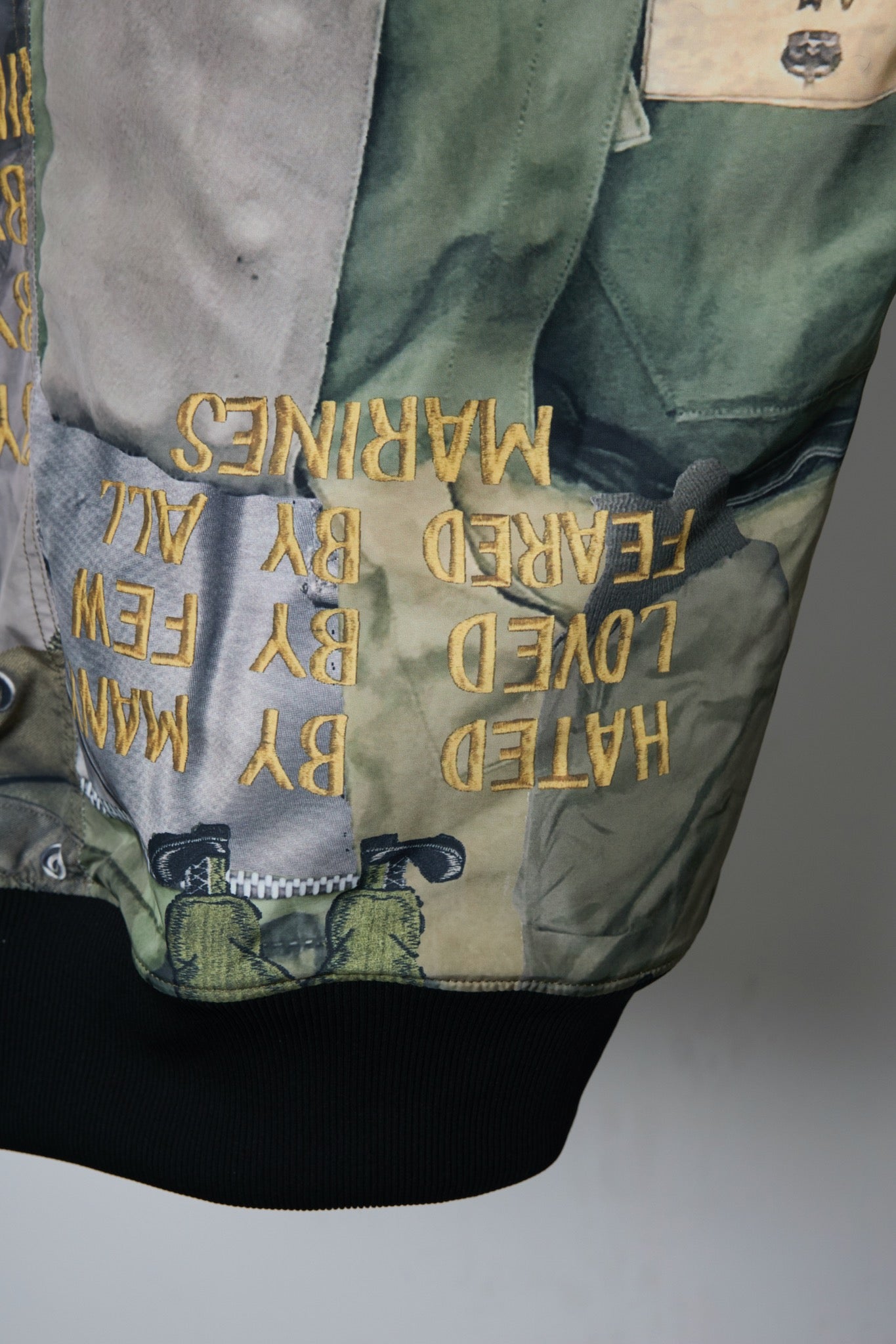 BODYSONG. / 先行予約 ROUND SILHOUETTE TROMPE L'OEIL N2B JUV - KHAKI