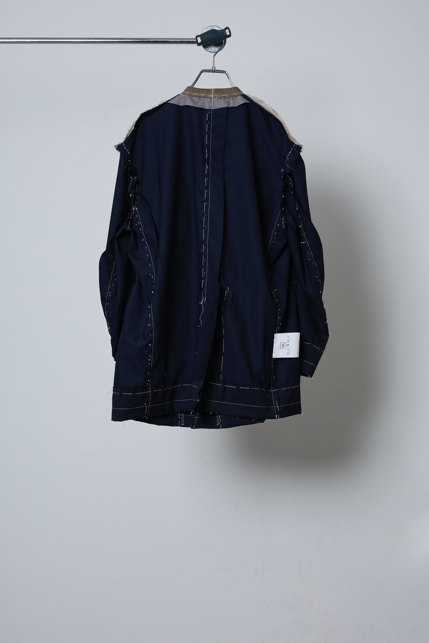 BODYSONG. / 先行予約 INSIDE-OUT BASTING STITCH JK - NAVY