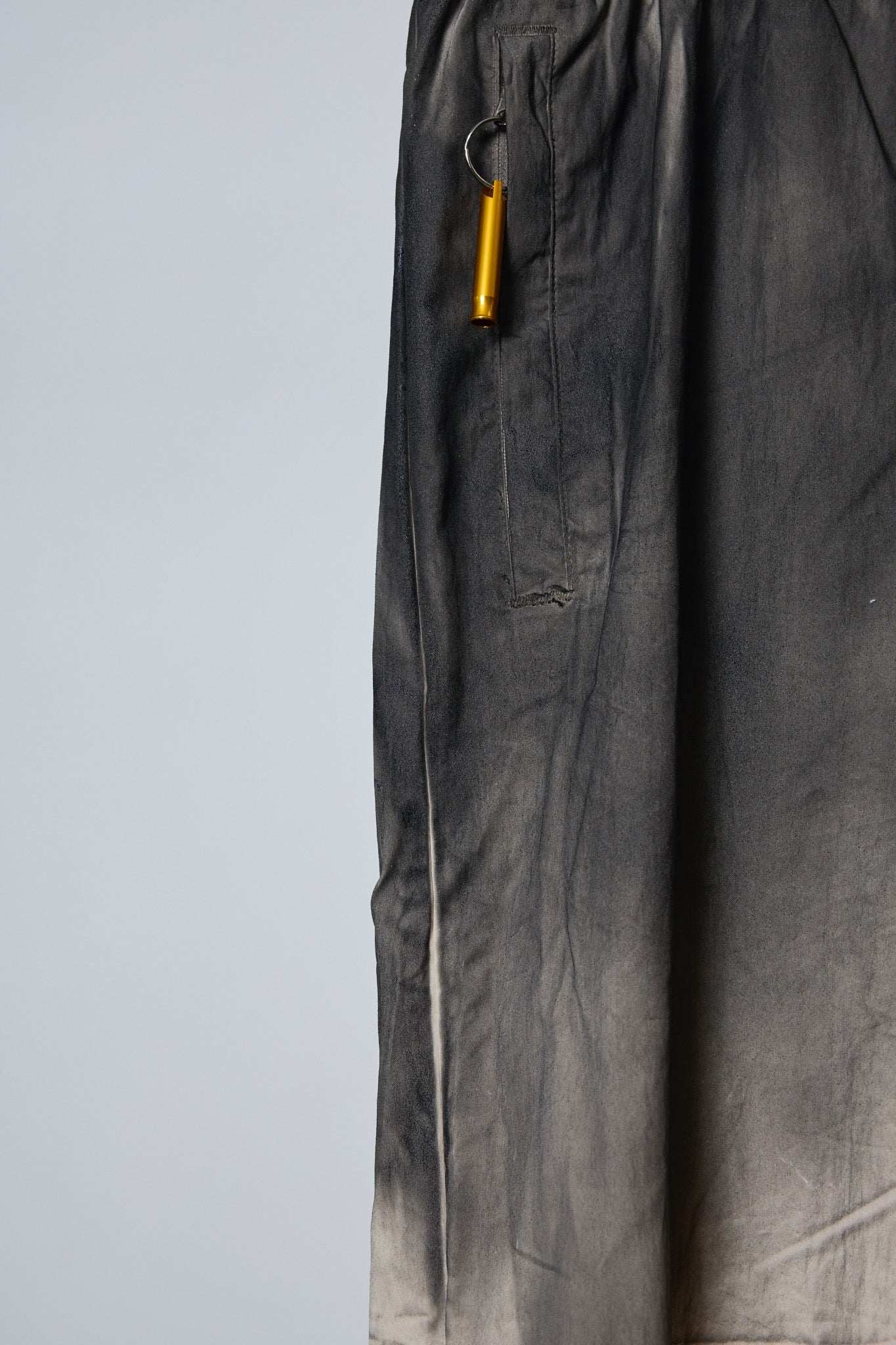 BODYSONG. / 先行予約 SPRAY PIGMENT-DYED RESCUE PANTS - WHITE