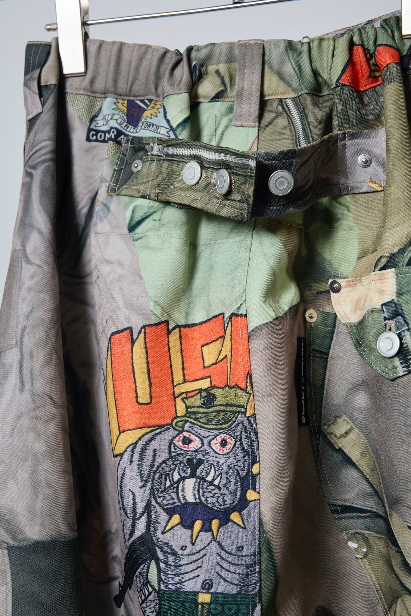BODYSONG. / 先行予約 3D CUT TROUSERS TROMPE L'OEIL JUV - KHAKI