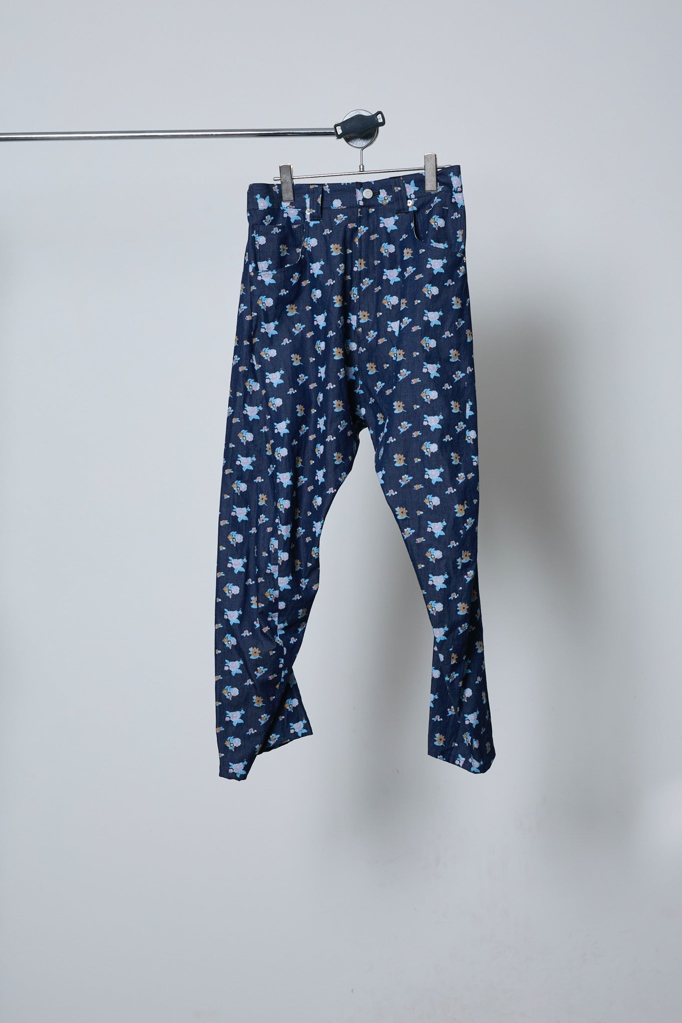 BODYSONG. / 先行予約 3D CUT FLORAL DENIM - NAVY