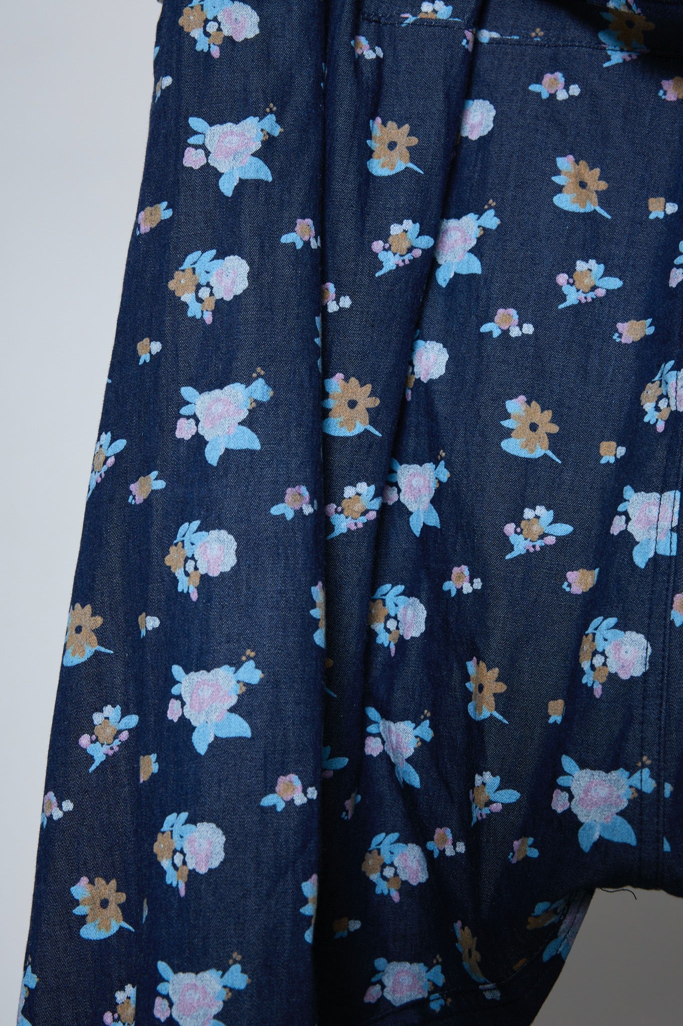 BODYSONG. / 先行予約 3D CUT FLORAL DENIM - NAVY