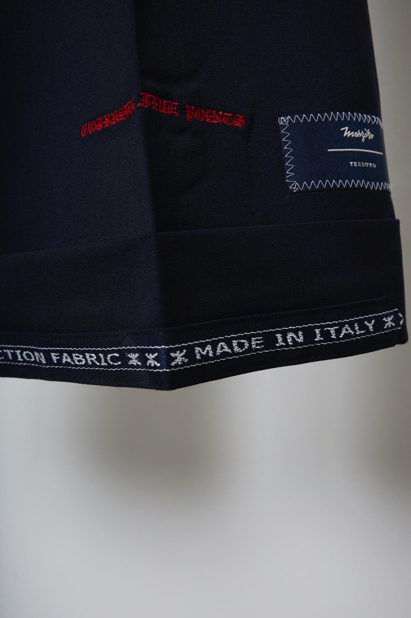 BODYSONG. / 先行予約 FLARE LAYERED SLACKS LUXE - NAVY
