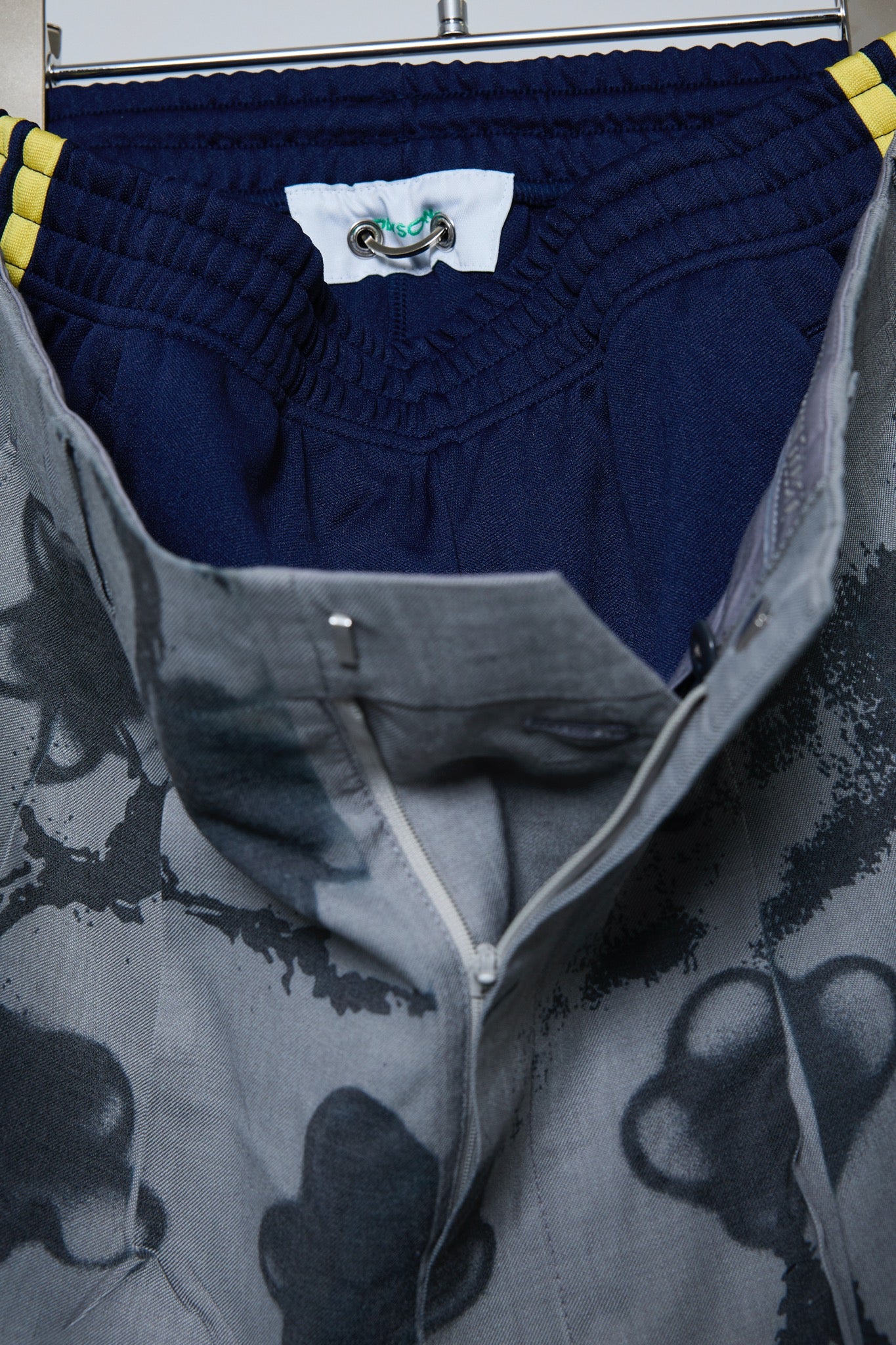 BODYSONG. / 先行予約 1001 SONGS OF EBAY LAYERED SLACKS - GREY
