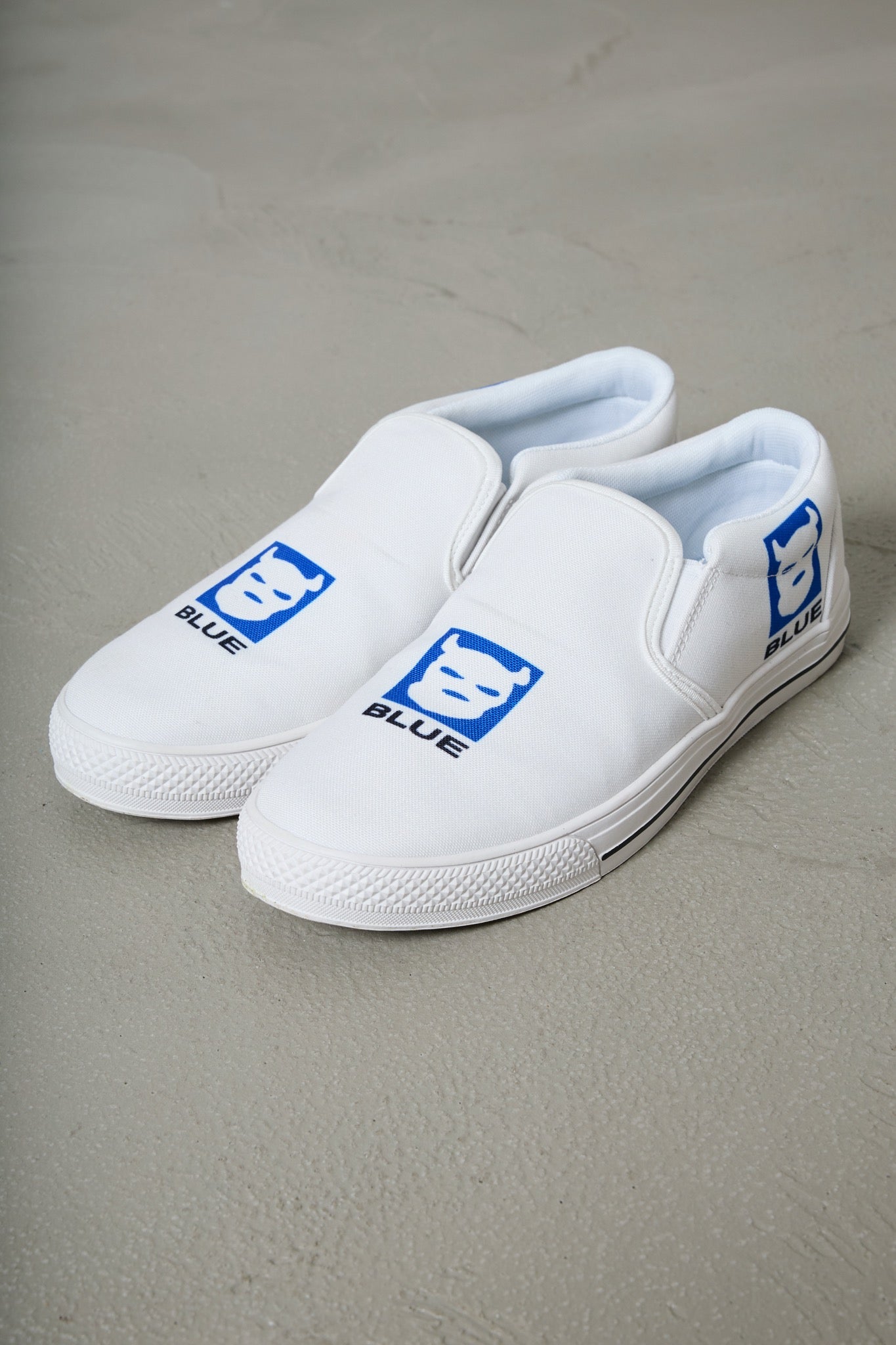 BODYSONG. / 先行予約 SLIPON/WHITES - WHITE BLUE