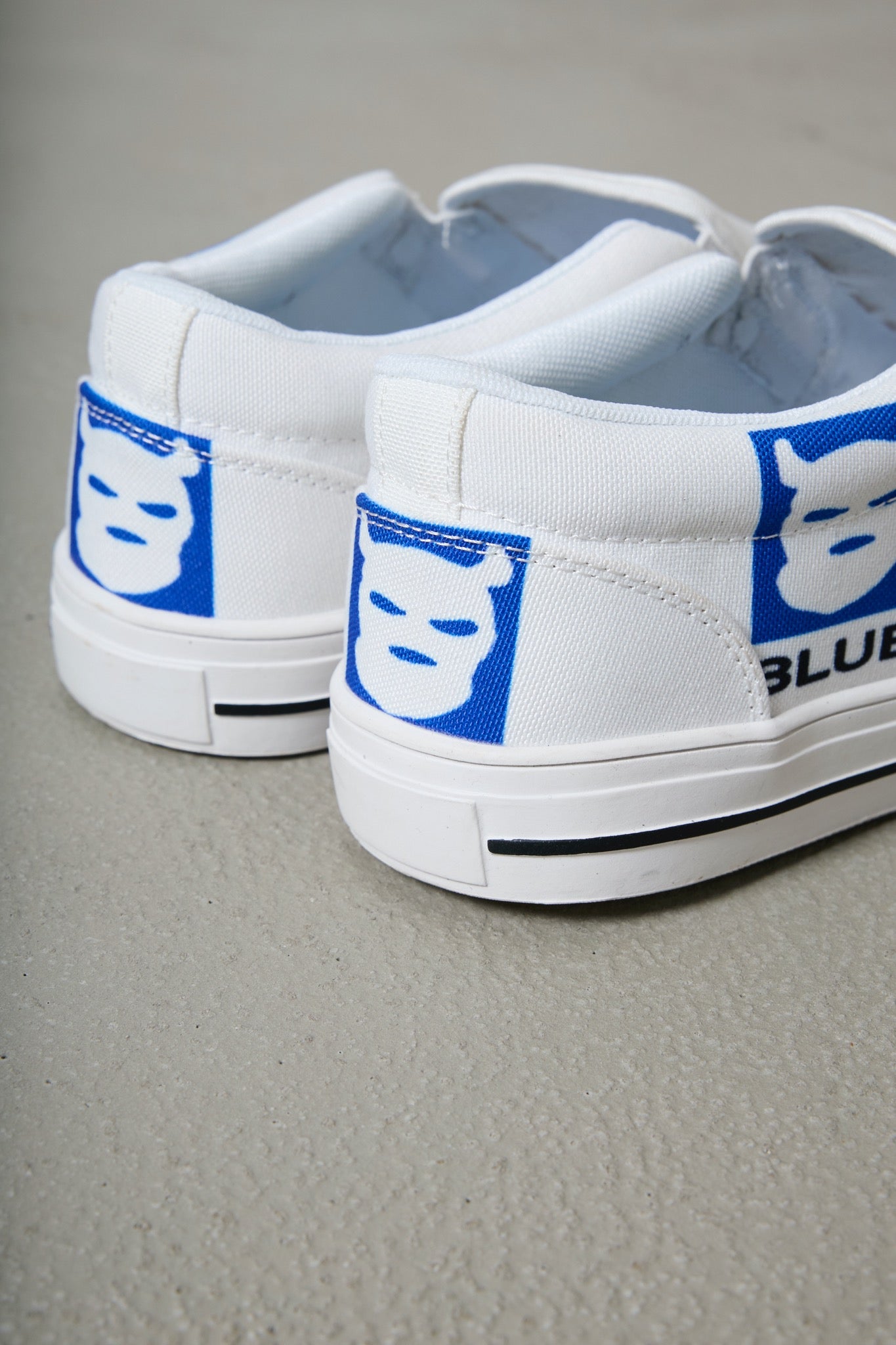 BODYSONG. / 先行予約 SLIPON/WHITES - WHITE BLUE
