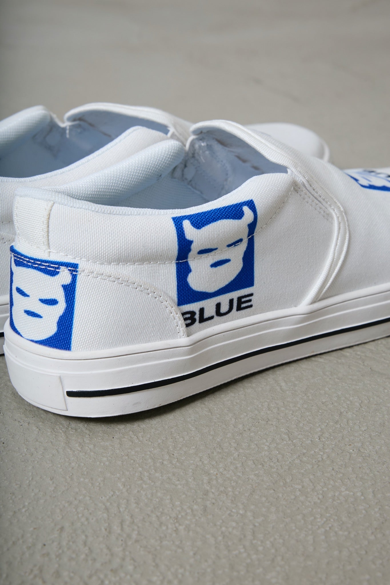 BODYSONG. / 先行予約 SLIPON/WHITES - WHITE BLUE
