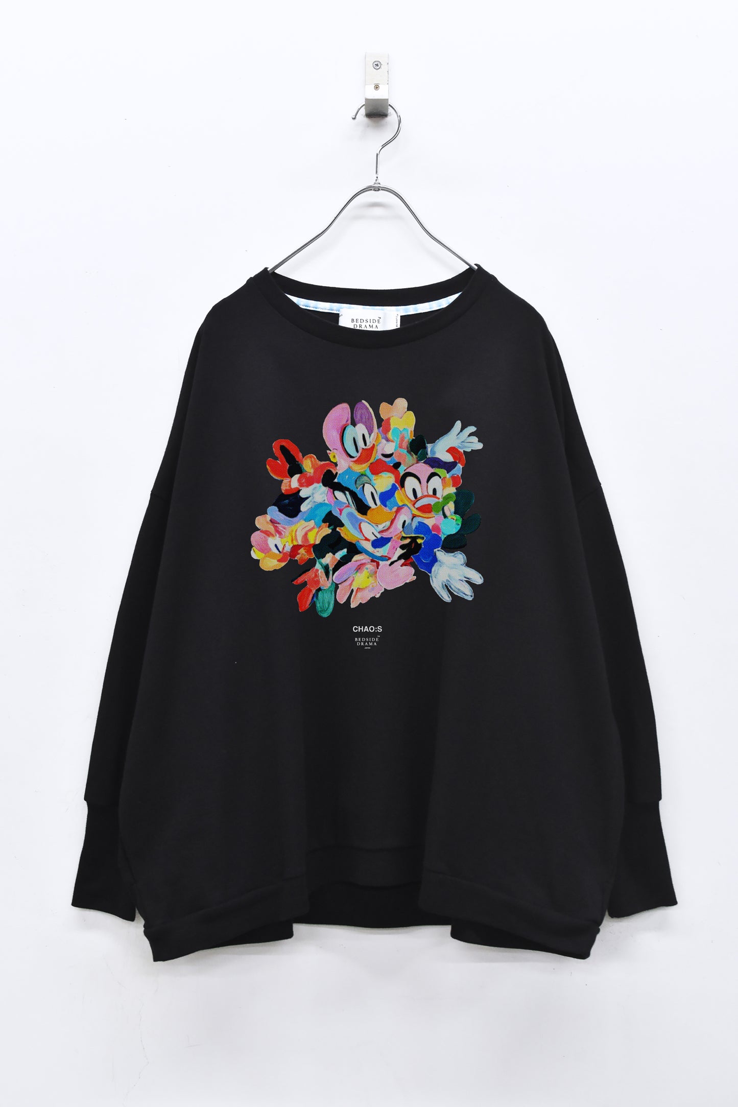 BEDSIDEDRAMA / 先行予約 CHAO:S HEAD Wide Pullover - BLACK