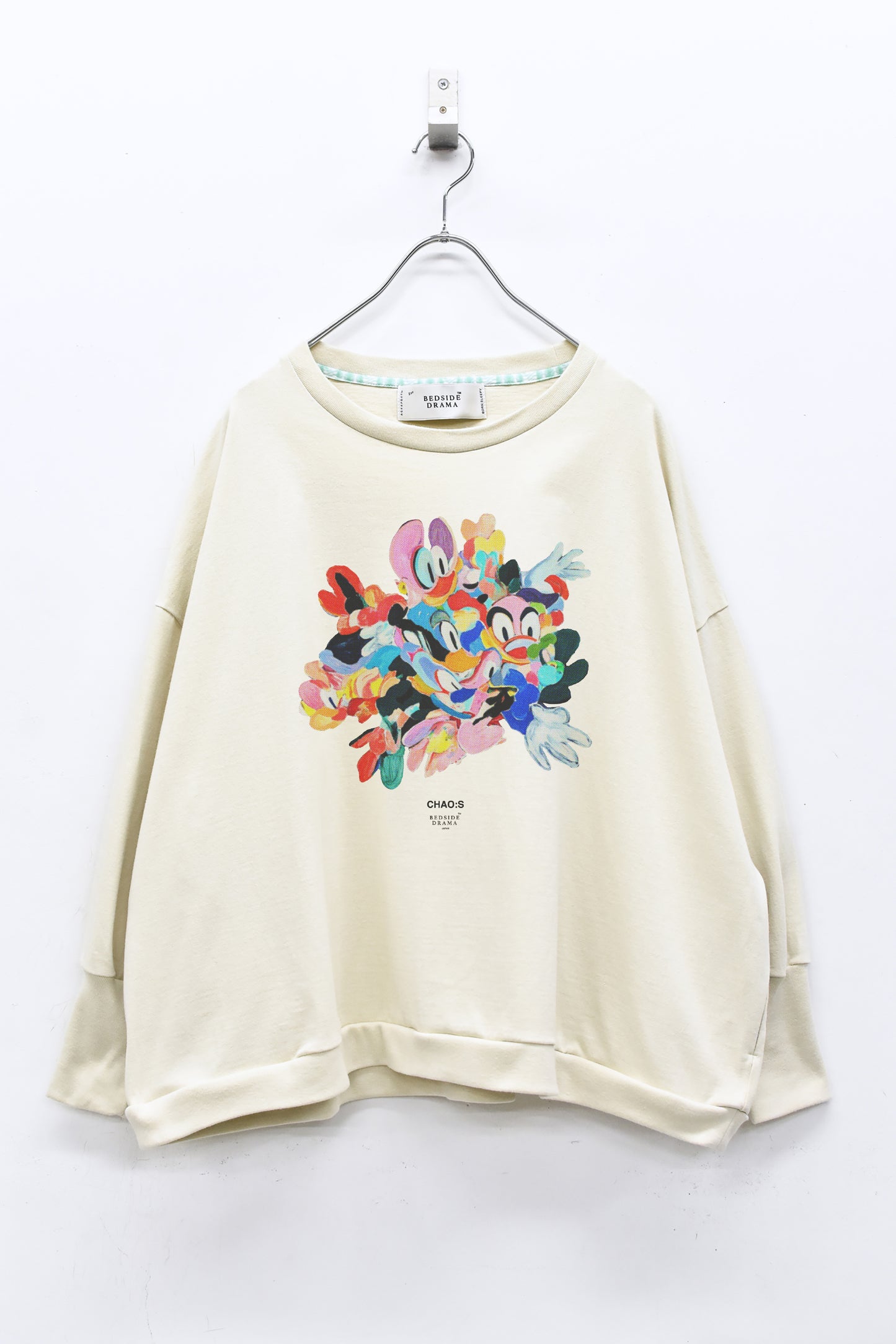 BEDSIDEDRAMA / 先行予約 CHAO:S HEAD Wide Pullover - NATURAL