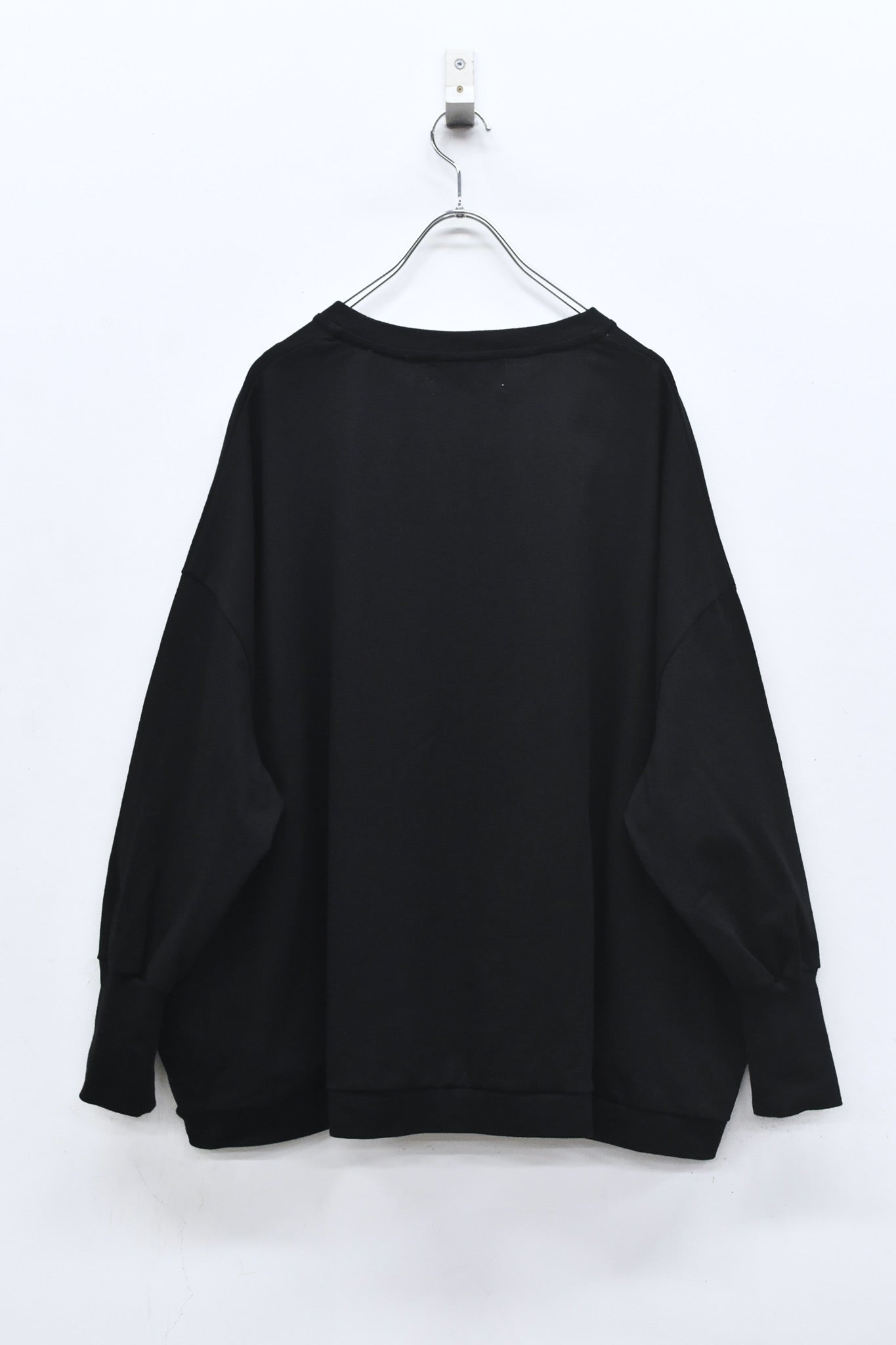 BEDSIDEDRAMA / 先行予約 YVES AND ADAM Wide Pullover - BLACK