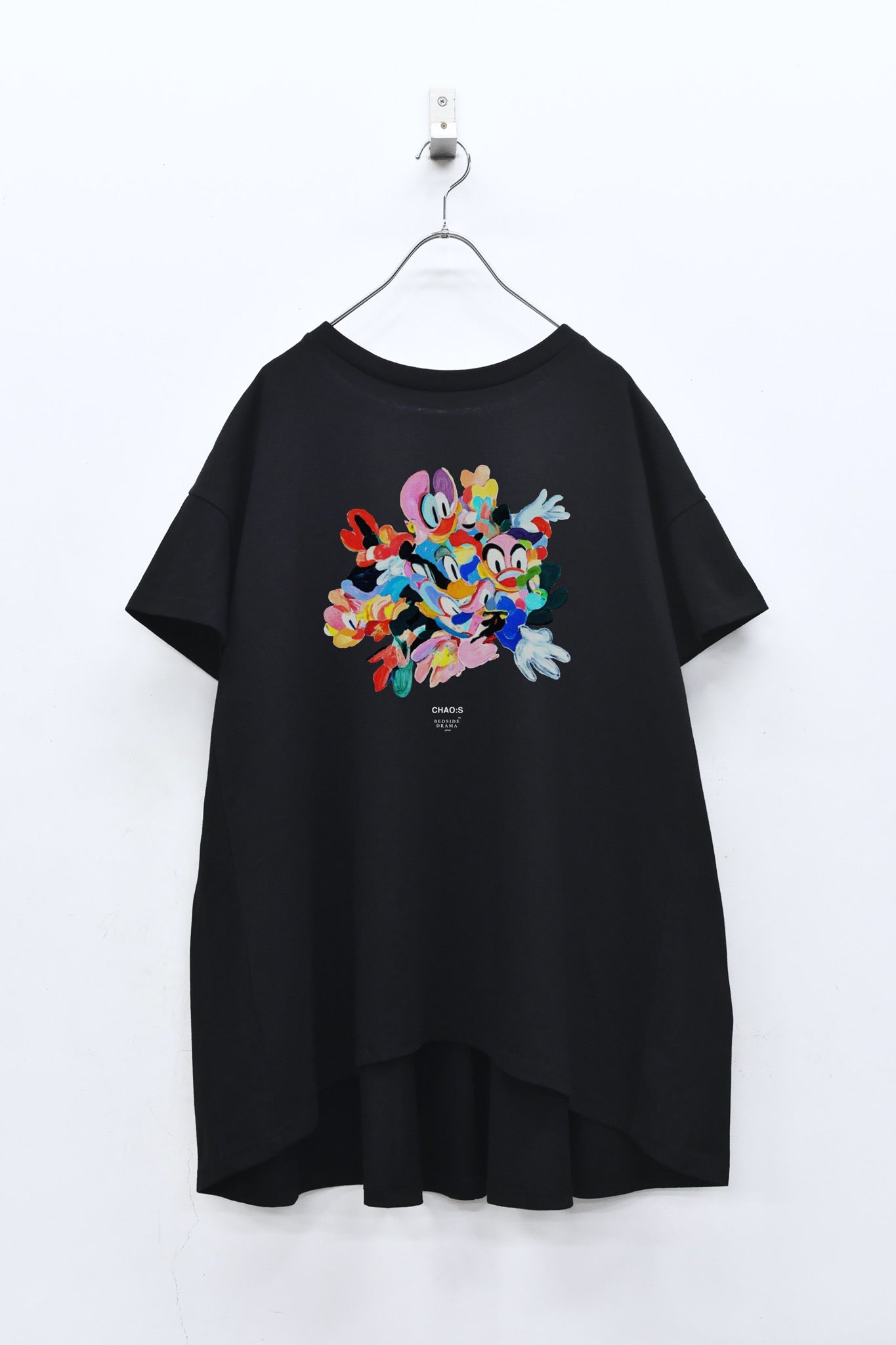 BEDSIDEDRAMA / 先行予約 CHAO:S HEAD Flare T-Shirt - BLACK