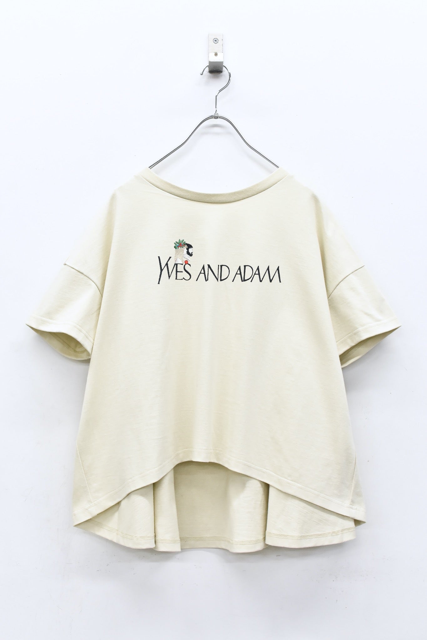 BEDSIDEDRAMA / 先行予約 YVES AND ADAM Flare T-Shirt - NATURAL