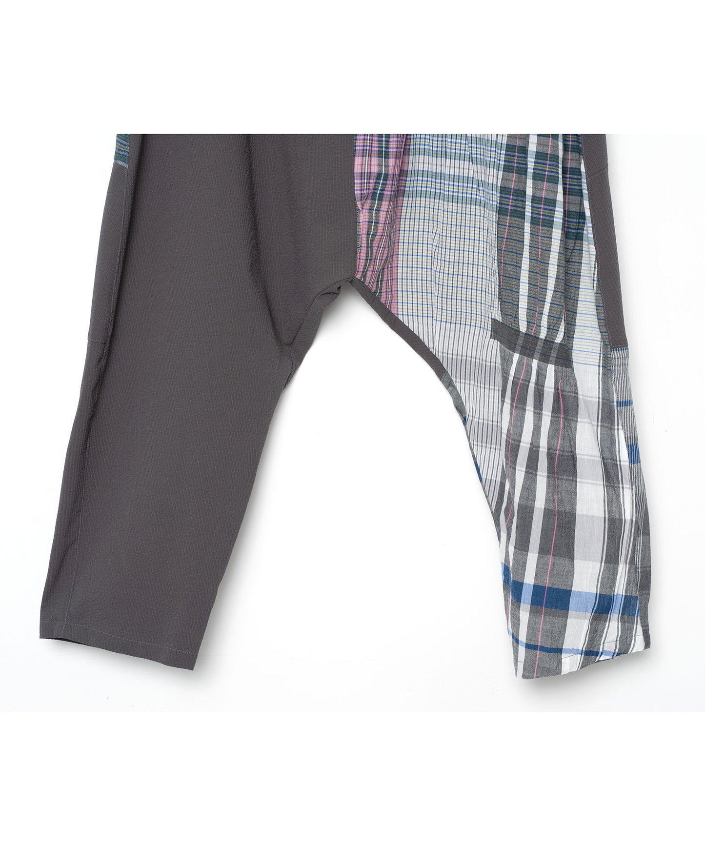 BEDSIDEDRAMA / Mix Tex Relax Jeans - GRAY
