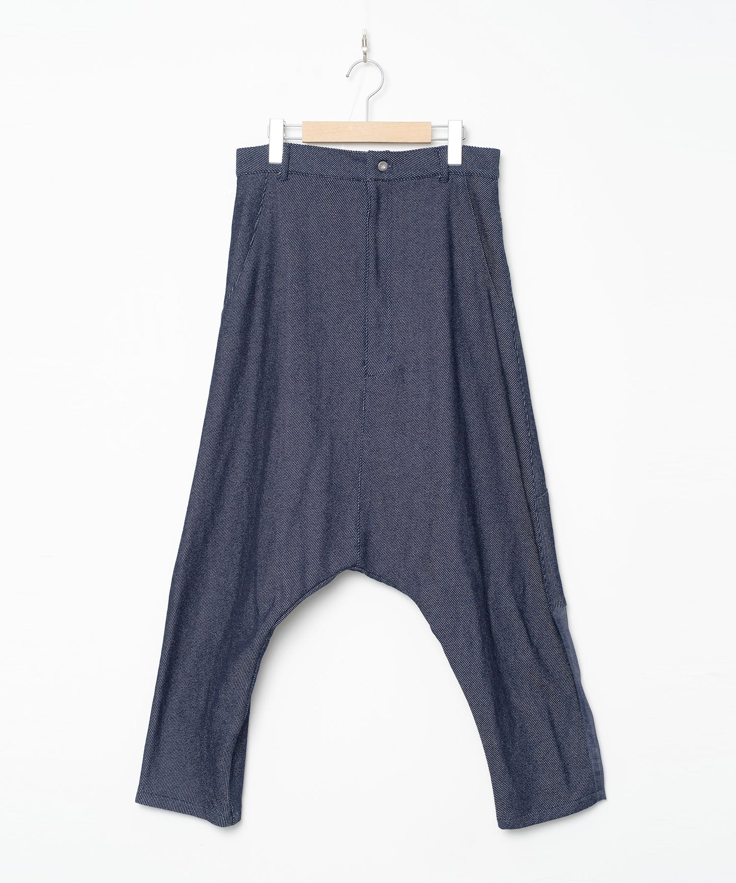 BEDSIDEDRAMA / Mix Tex Relax Jeans - INDIGO