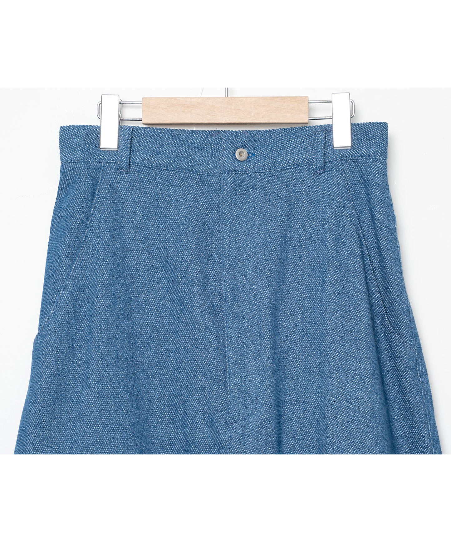 BEDSIDEDRAMA / Mix Tex Relax Jeans - BLUE