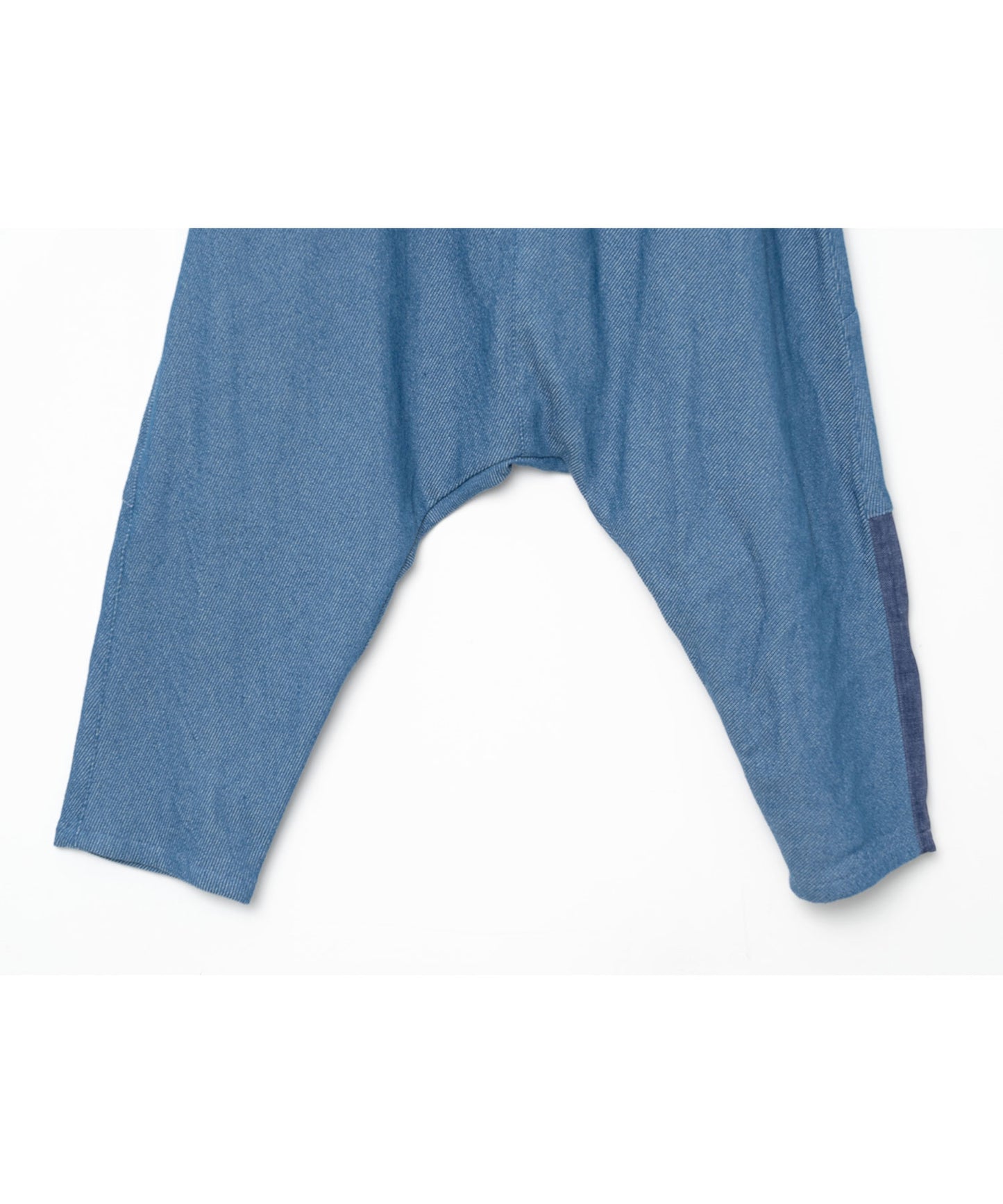 BEDSIDEDRAMA / Mix Tex Relax Jeans - BLUE
